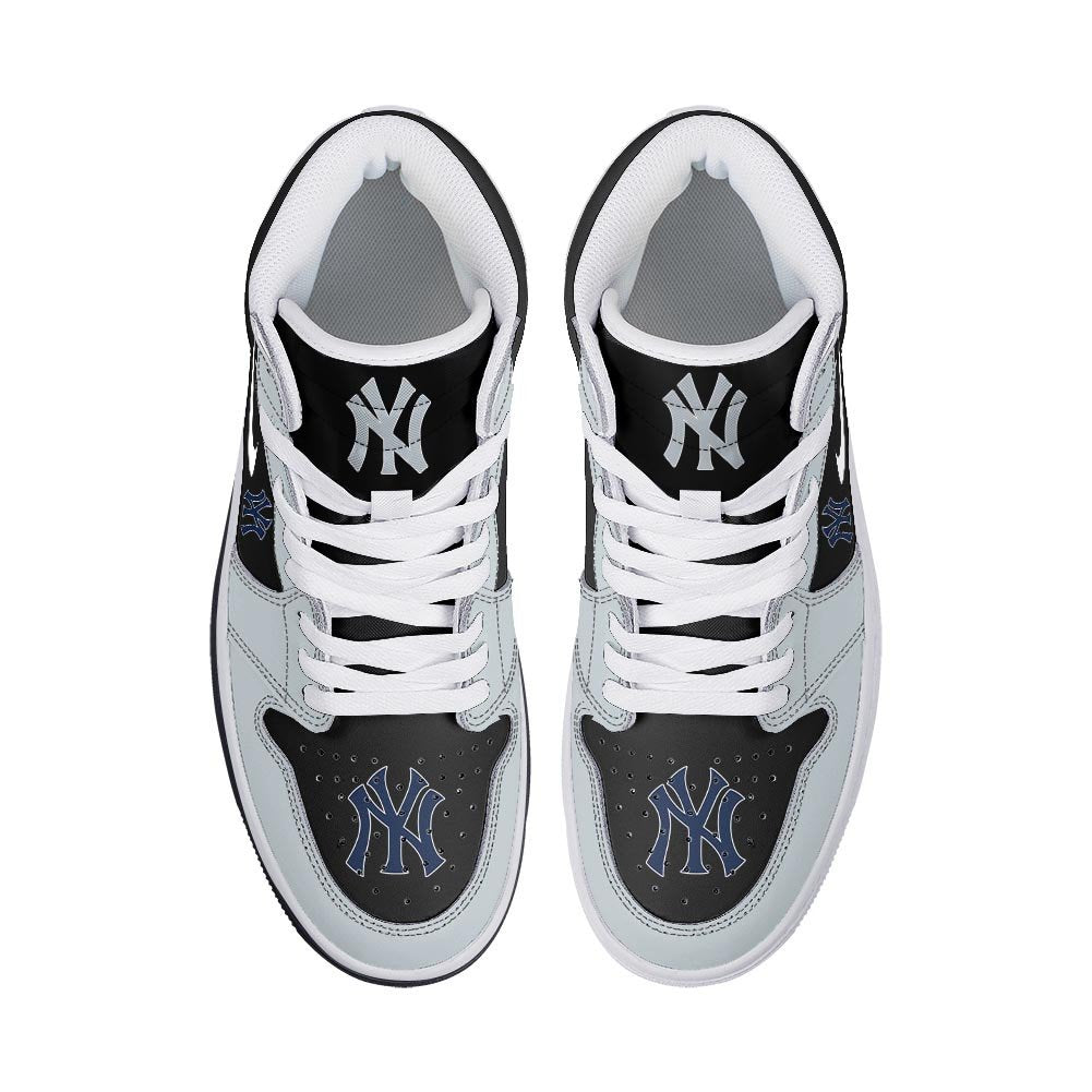 New York Yankees High-Top Sneakers Vibe Shoes For Men And Women - Image 3