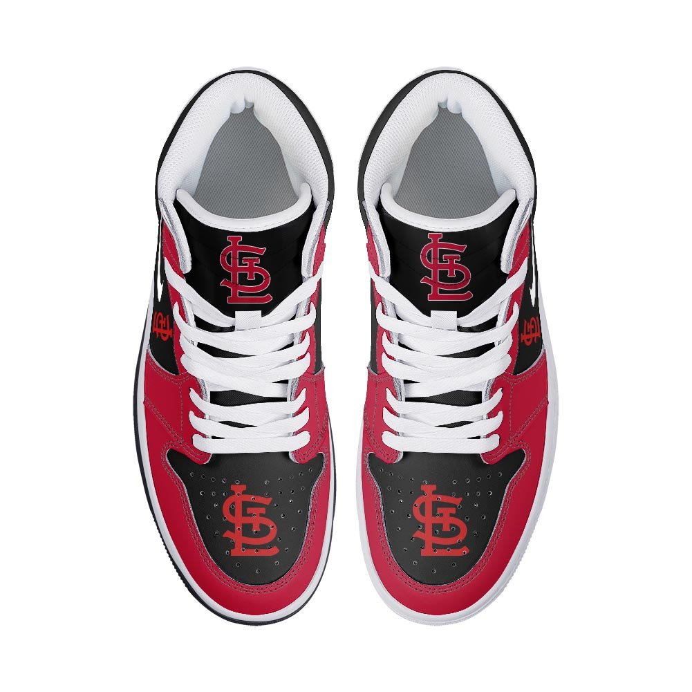 St Louis Cardinals High-Top Sneakers Vibe Shoes For Men And Women - Image 3