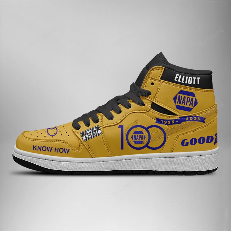 Https://Cdn.Shopify.Com/S/Files/1/0805/1559/6575/Files/Arcticfootwearh Jimmie Johnson Hendrick Motorsports High-Top Sneakers Vibe Shoes For Men And Women - Image 2