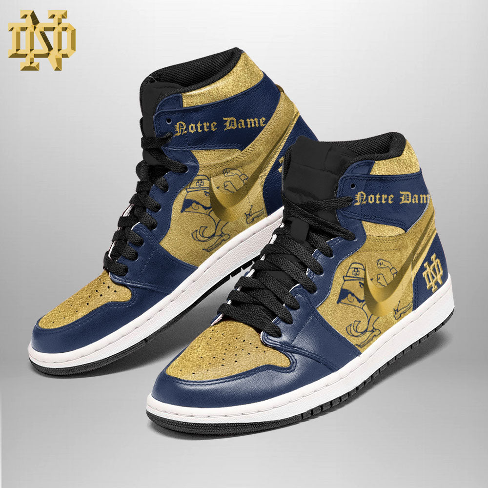 Notre Dame Fighting Irish High-Top Sneakers Vibe Shoes For Men And Women - Image 2