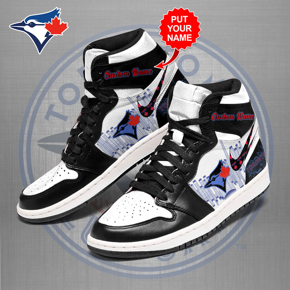 Toronto Blue Jays High-Top Sneakers Vibe Shoes For Men And Women - Image 2