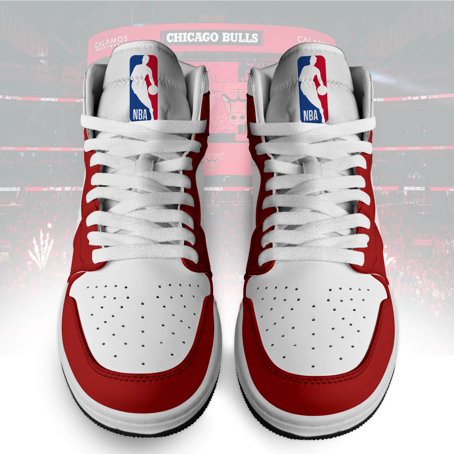 Chicago Bulls High-Top Sneakers Vibe Shoes For Men And Women - Image 2
