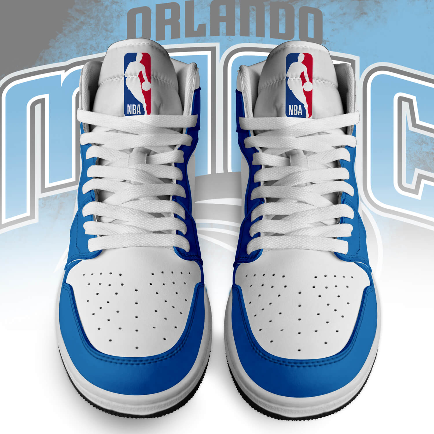 Orlando Magic High-Top Sneakers Vibe Shoes For Men And Women - Image 3