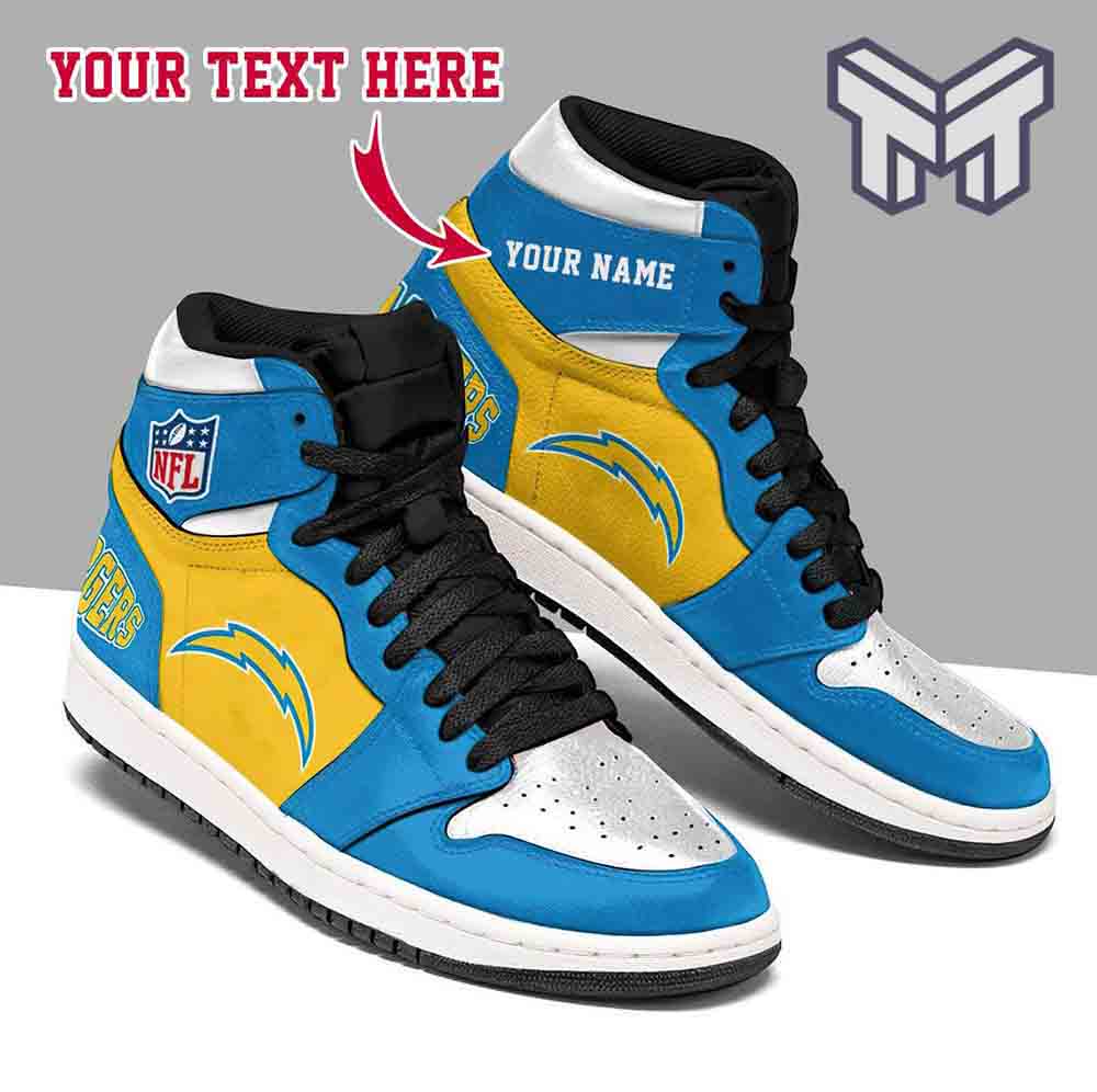 Los Angeles Chargers High-Top Sneakers Vibe Shoes For Men And Women - Image 2