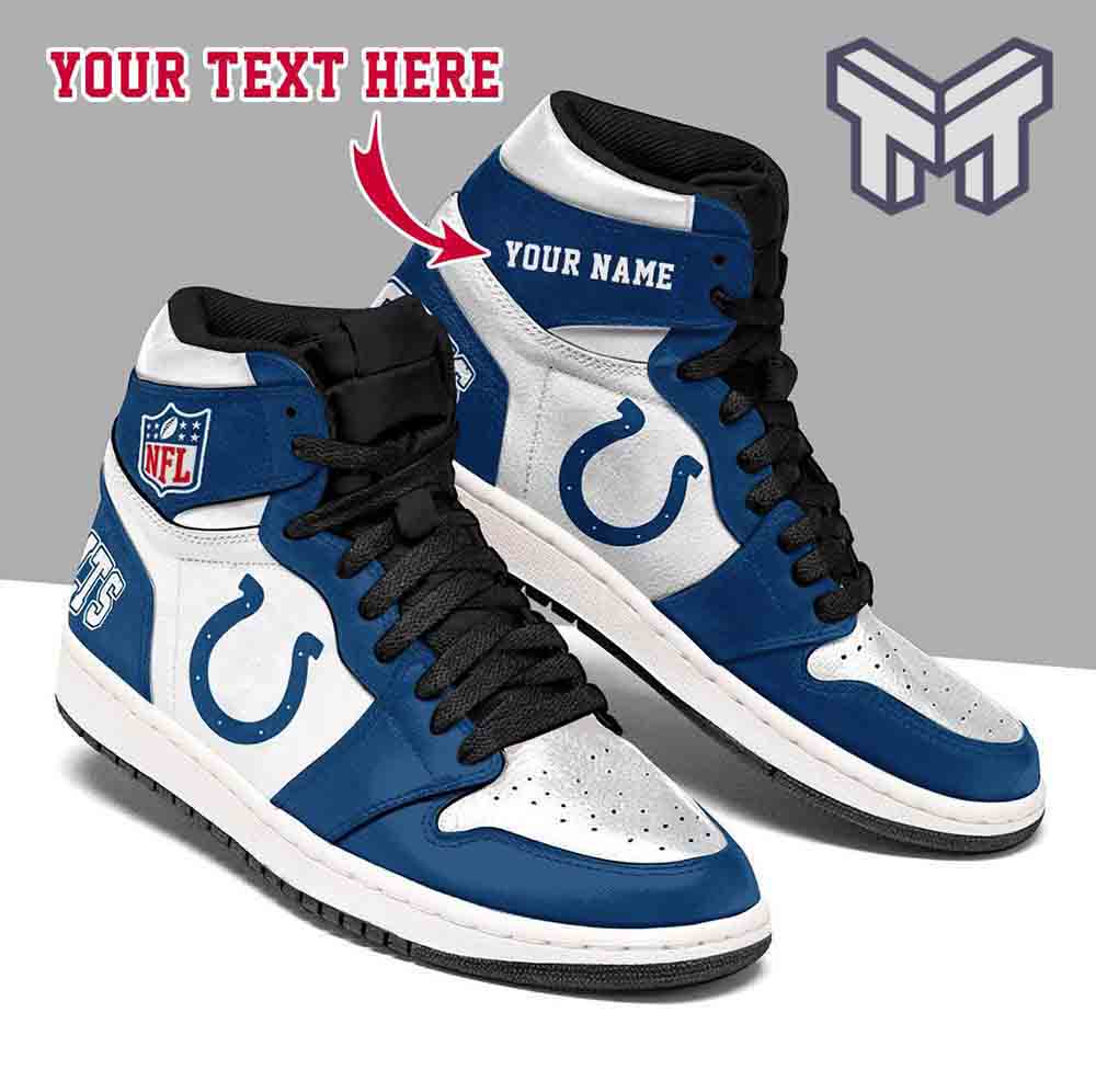 Indianapolis Colts High-Top Sneakers Vibe Shoes For Men And Women - Image 2