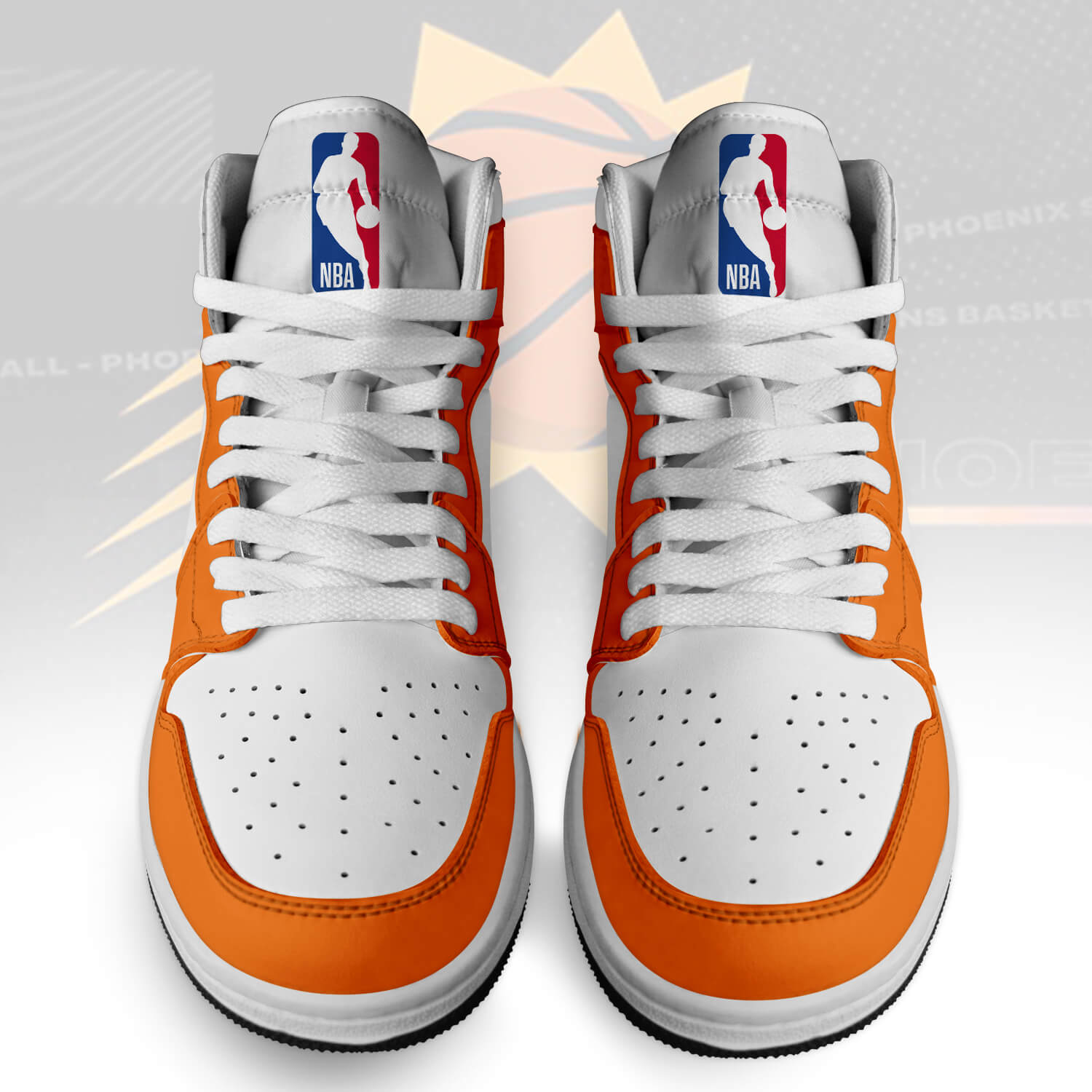 Phoenix Suns High-Top Sneakers Vibe Shoes For Men And Women - Image 2