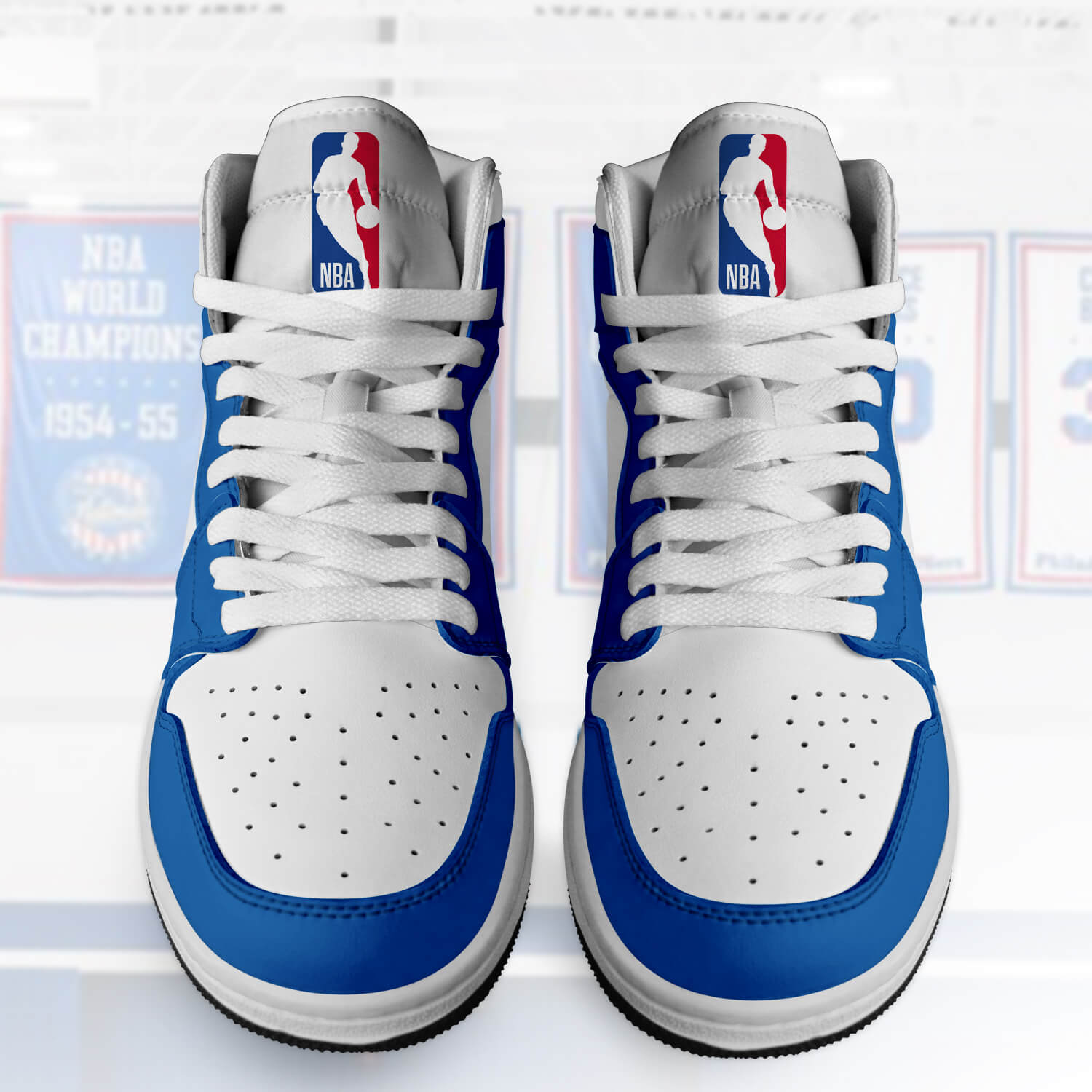 Philadelphia 76Ers High-Top Sneakers Vibe Shoes For Men And Women - Image 2