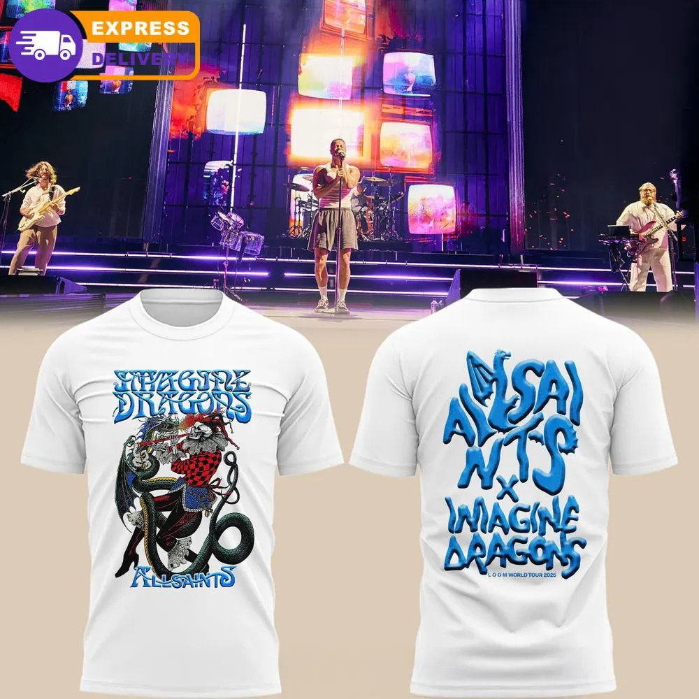 Imagine Dragons Loom World Tour 2025 Exclusive Tour Shirt - Image 2
