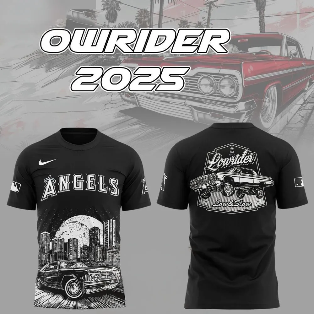 Los Angeles Angels x LOWRIDER Limited Edition T-Shirt Gift For Sport Music Fans - Image 2