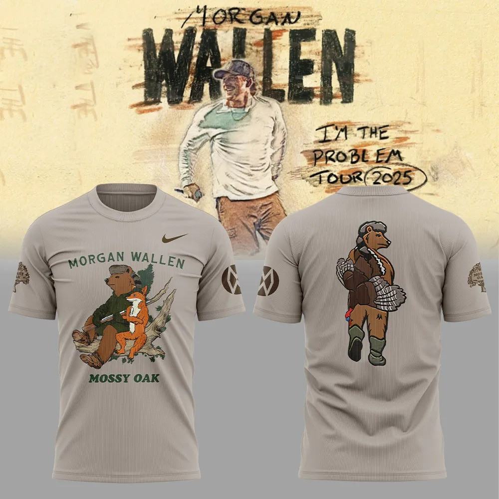 The Mossy Oak x Morgan Wallen T-Shirt Best Gift For Golfer Dad - Image 2