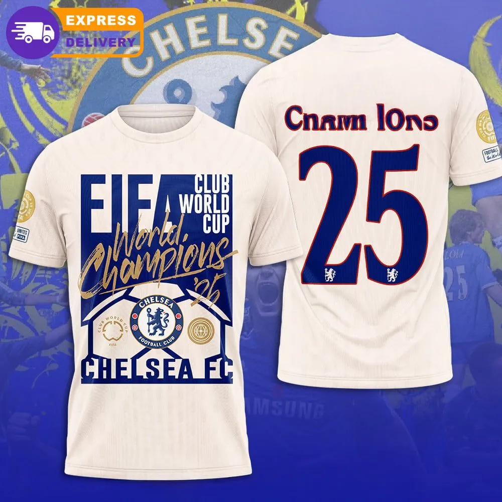 Chelsea FC FIFA Club World Cup World Champions 2025 Special Shirt - Image 2