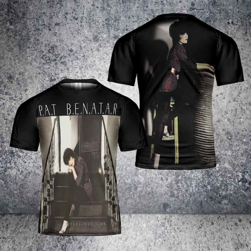 Pat Benatar Precious Time Album Cover Aop 3D T-Shirt - Image 2