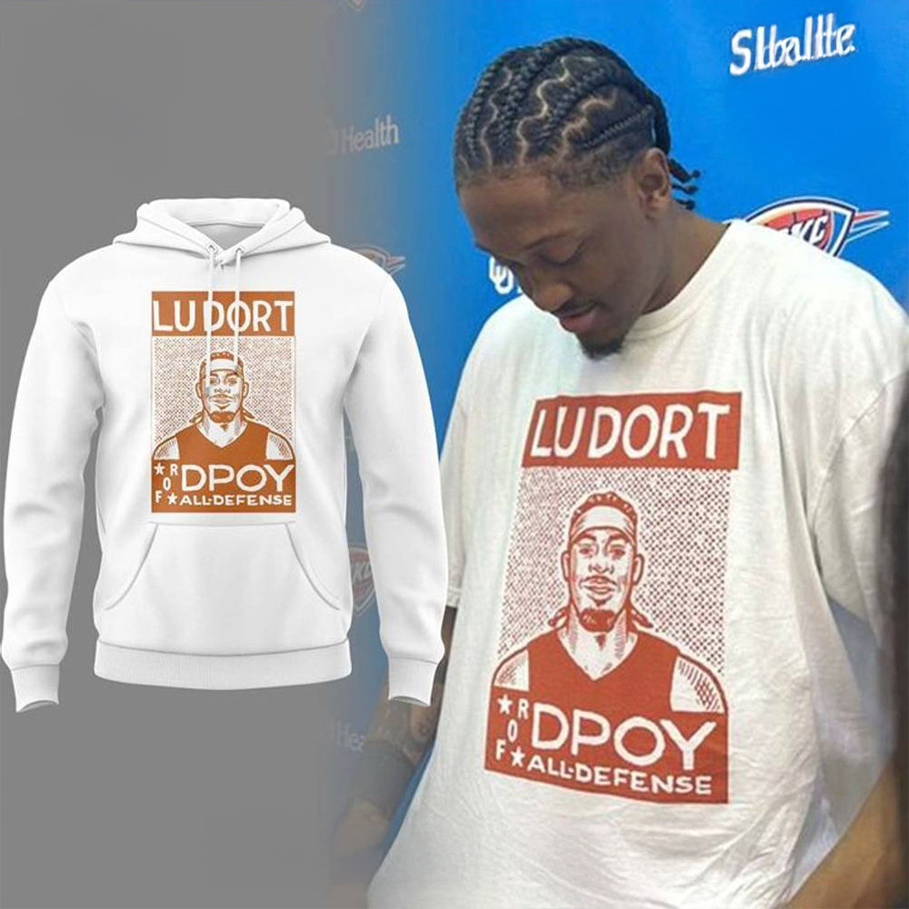 Oklahoma City Thunder x Lu Dort For DPOY All Defense Hoodie Basketball Enthusiast Gifts - Image 2