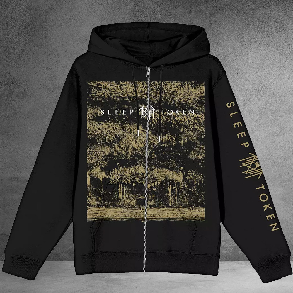 Sleep Token Zip Up Hoodie Even In Arcadia Album Cover Sleep Token Band Tour Fan Merch - Image 2