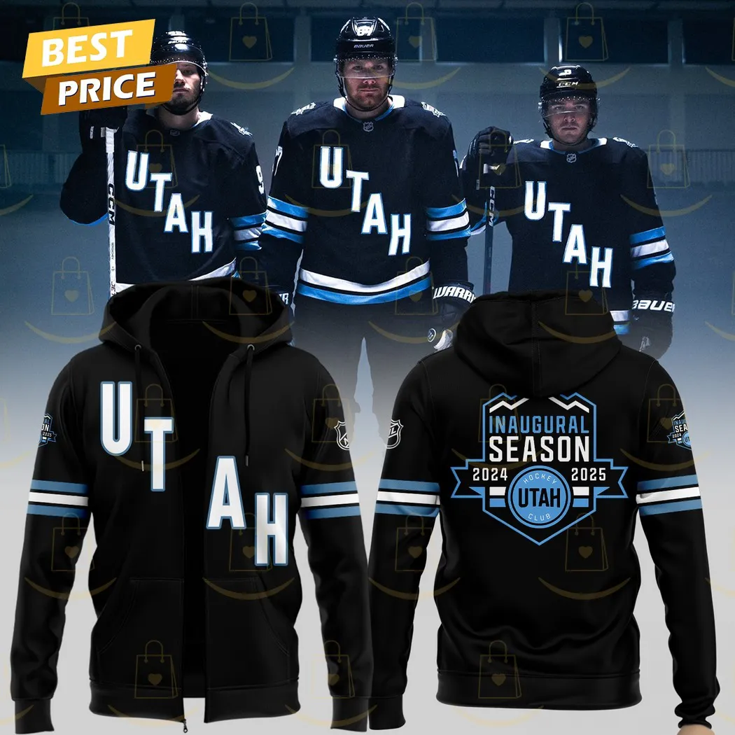 Inaugural Season 202420252025 Utah Hockey Club Zip Hoodie - Image 2