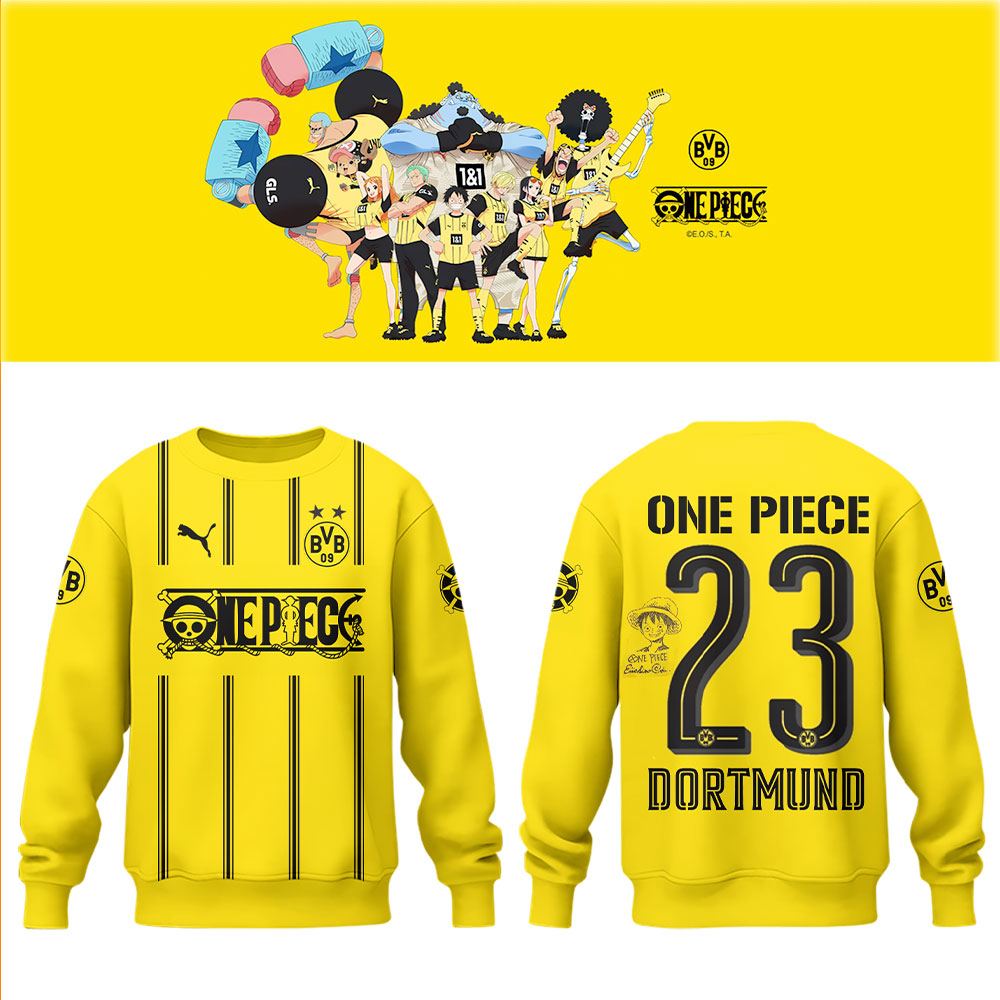 Custom Dortmund X One Piece Sweatshirt Gifts For Soccer Players - Image 2