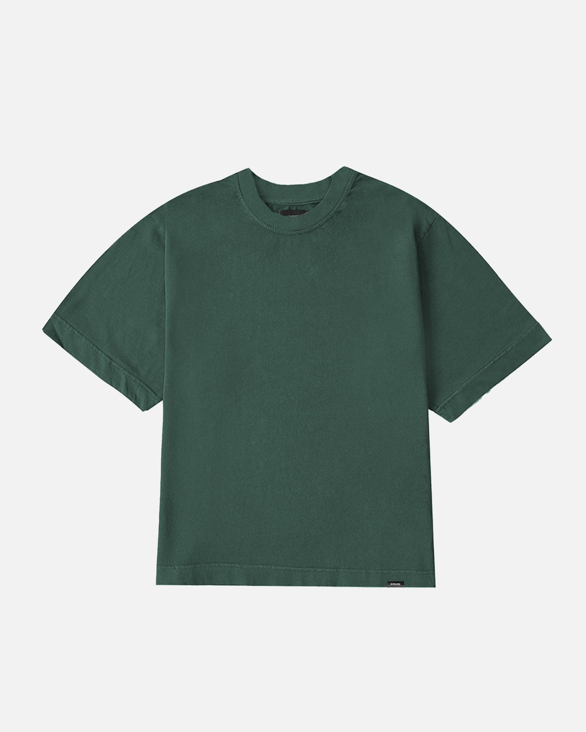 Cropped T-Shirt - Vintage Green