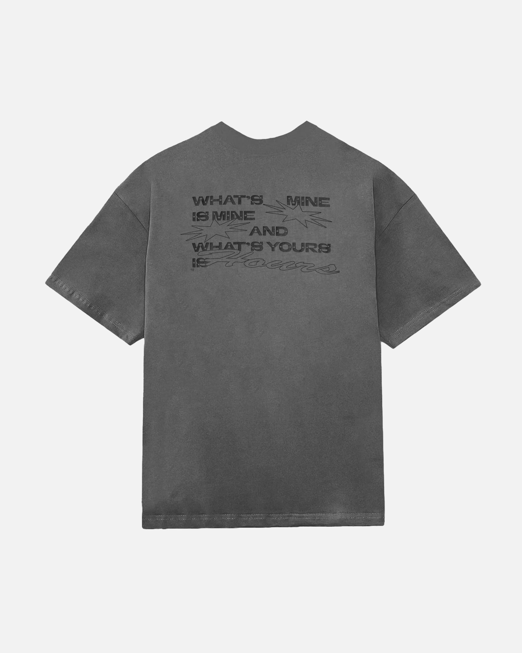 Yours is Hours V2 T-Shirt - Vintage Grey