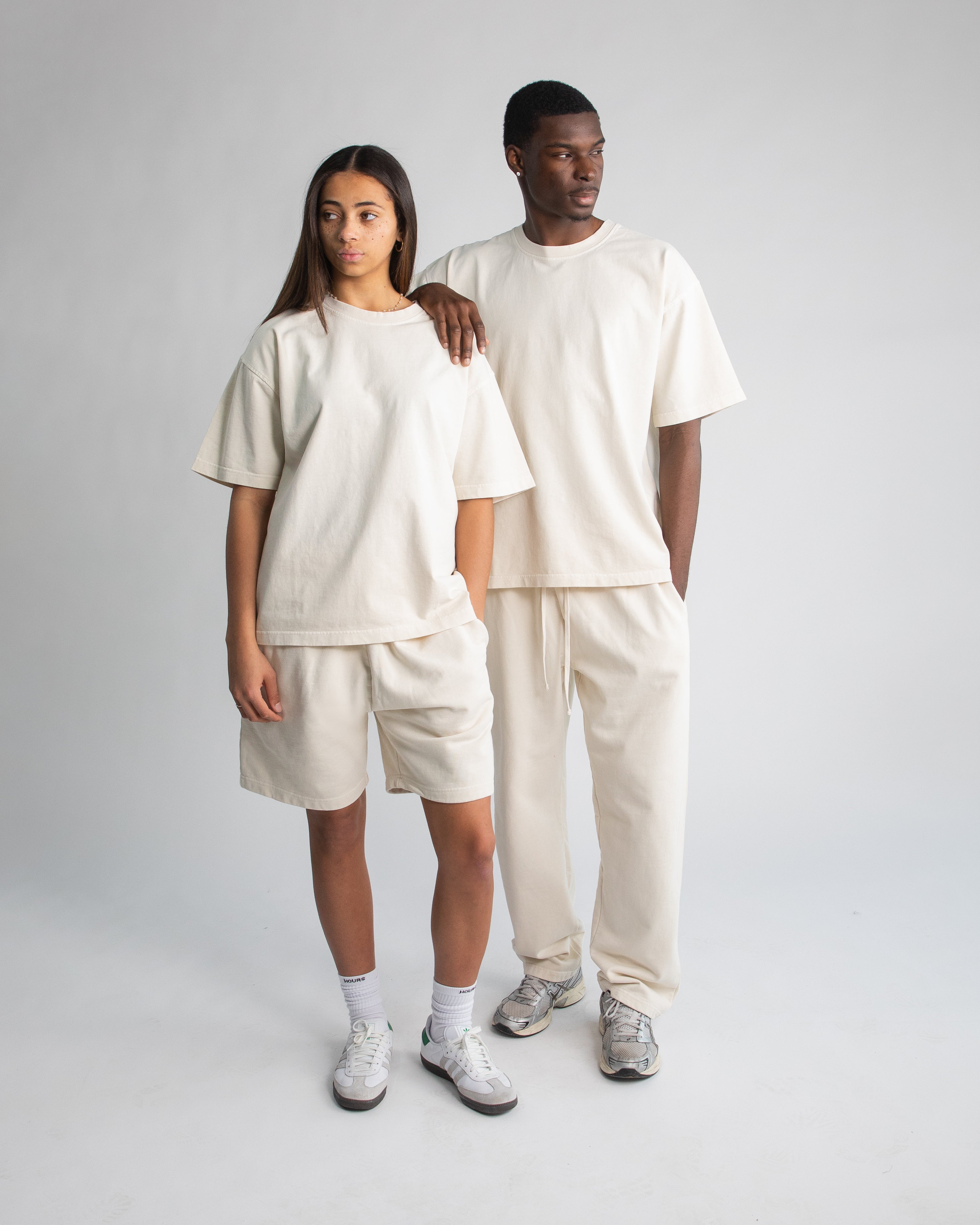 Cropped T-Shirt - Vintage Bone - Image 3