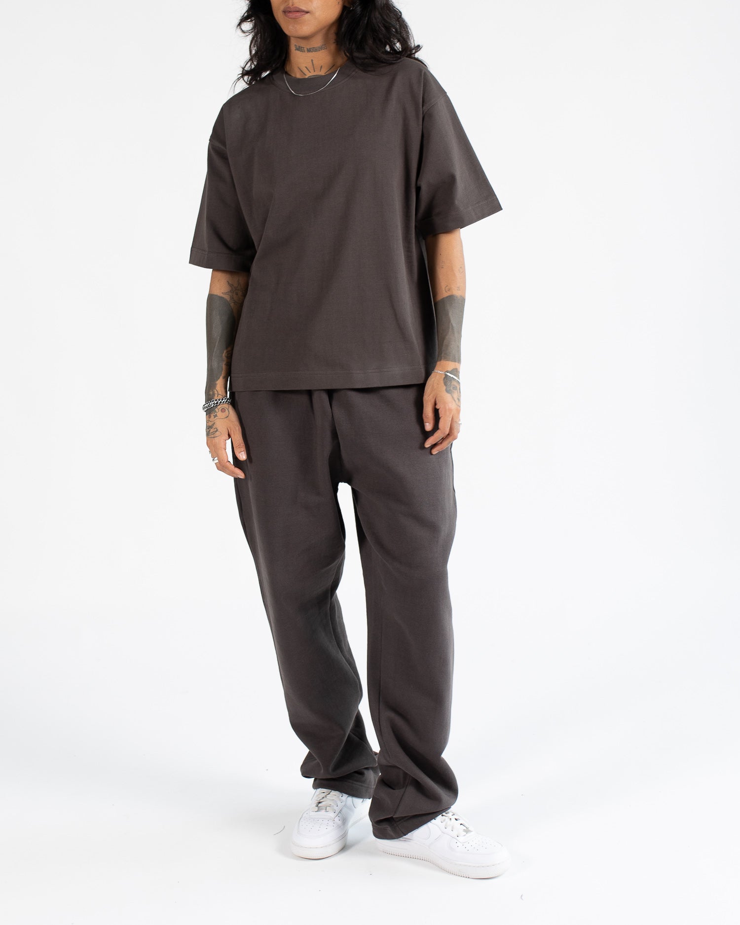 Cropped T-Shirt - Espresso - Image 3