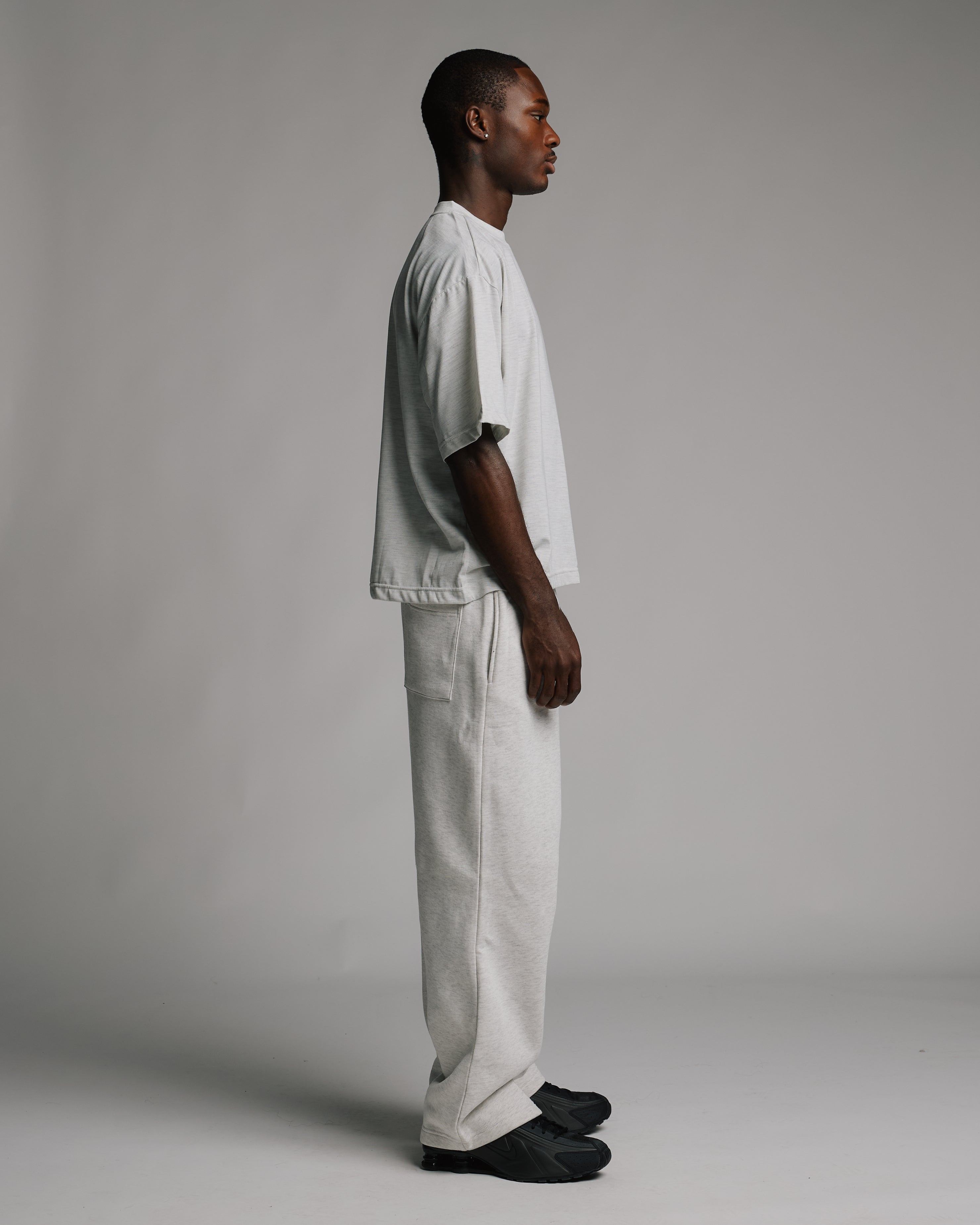 Cropped T-Shirt - Ash - Image 4