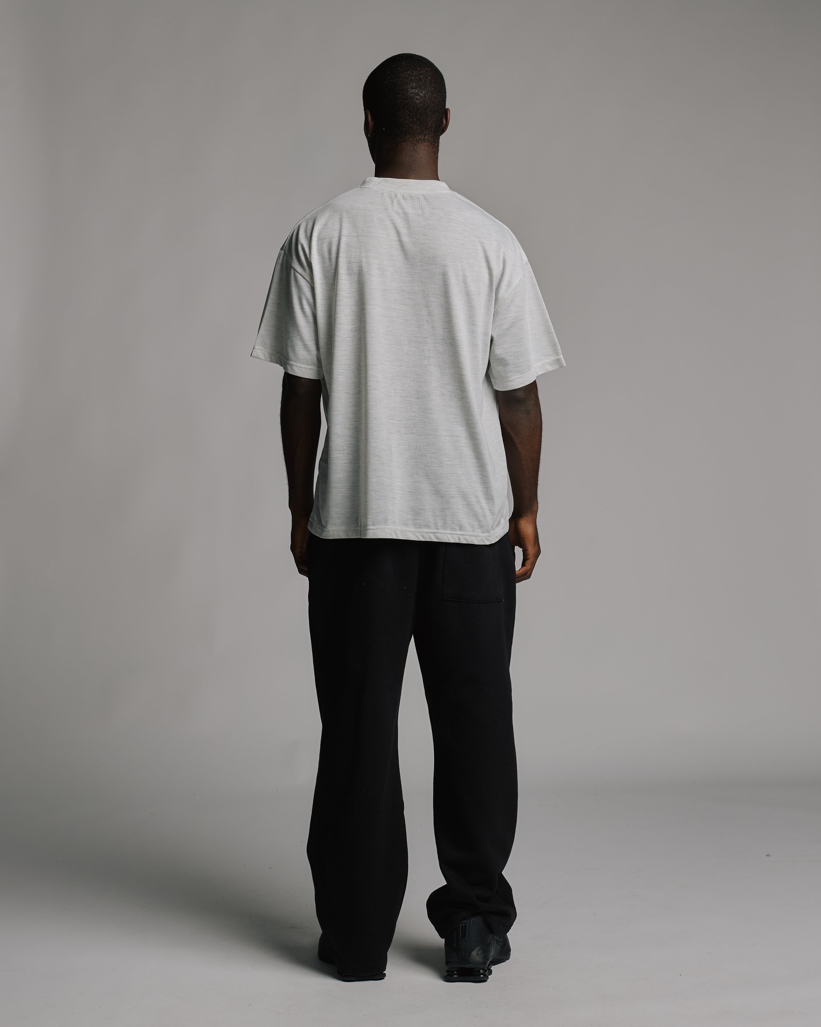 Drop Shoulder T-Shirt - Ash - Image 5