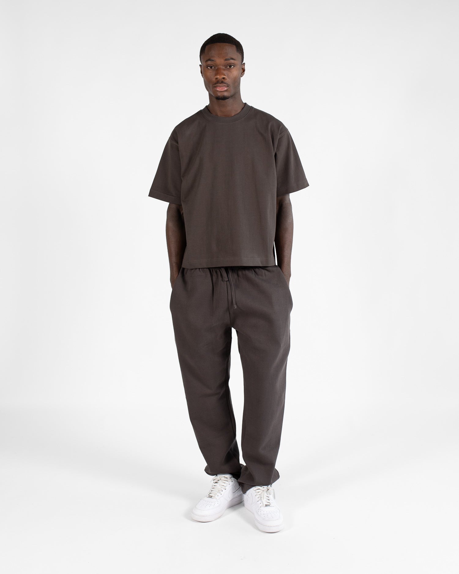 Cropped T-Shirt - Espresso - Image 5