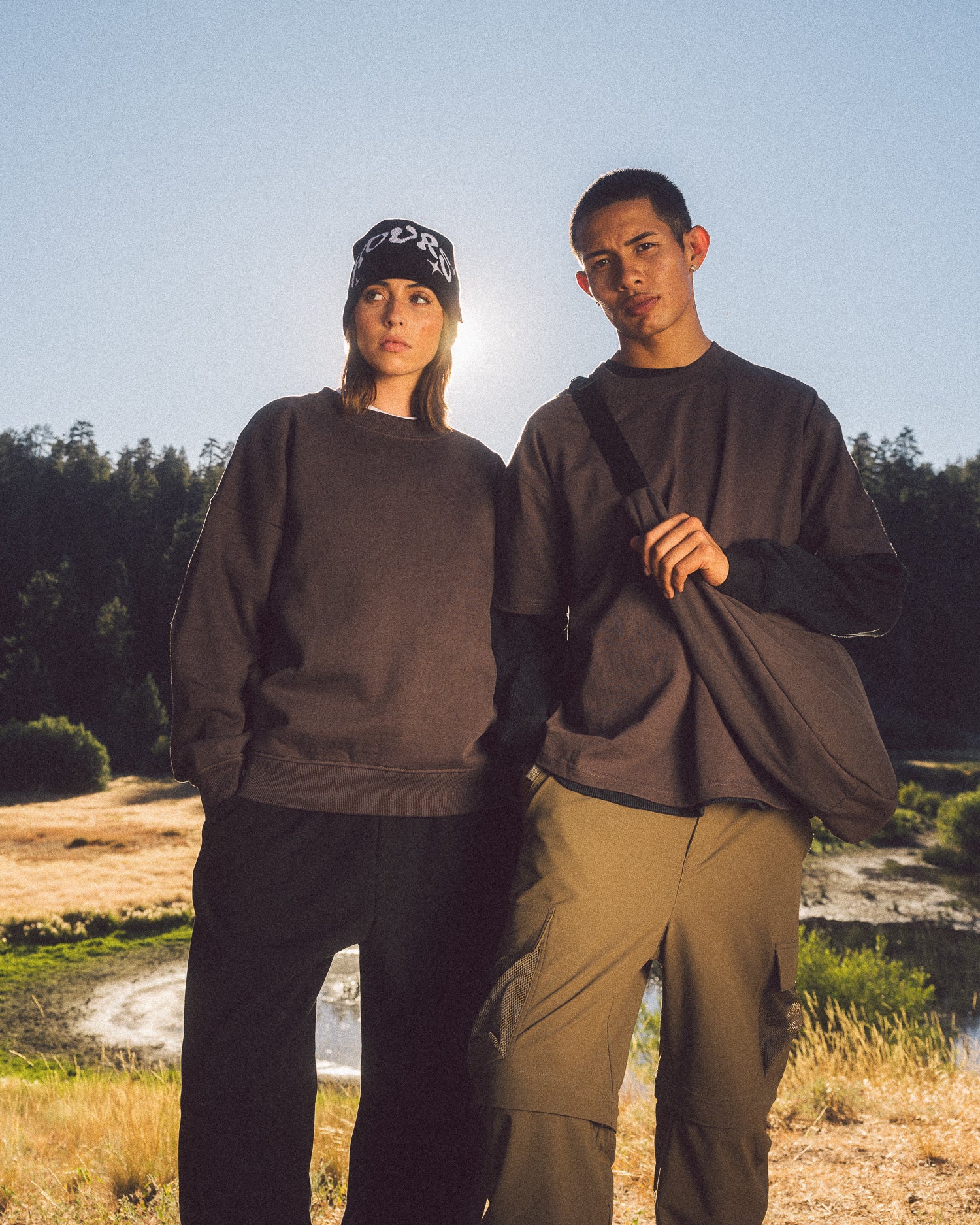 Drop Shoulder T-Shirt - Espresso - Image 6