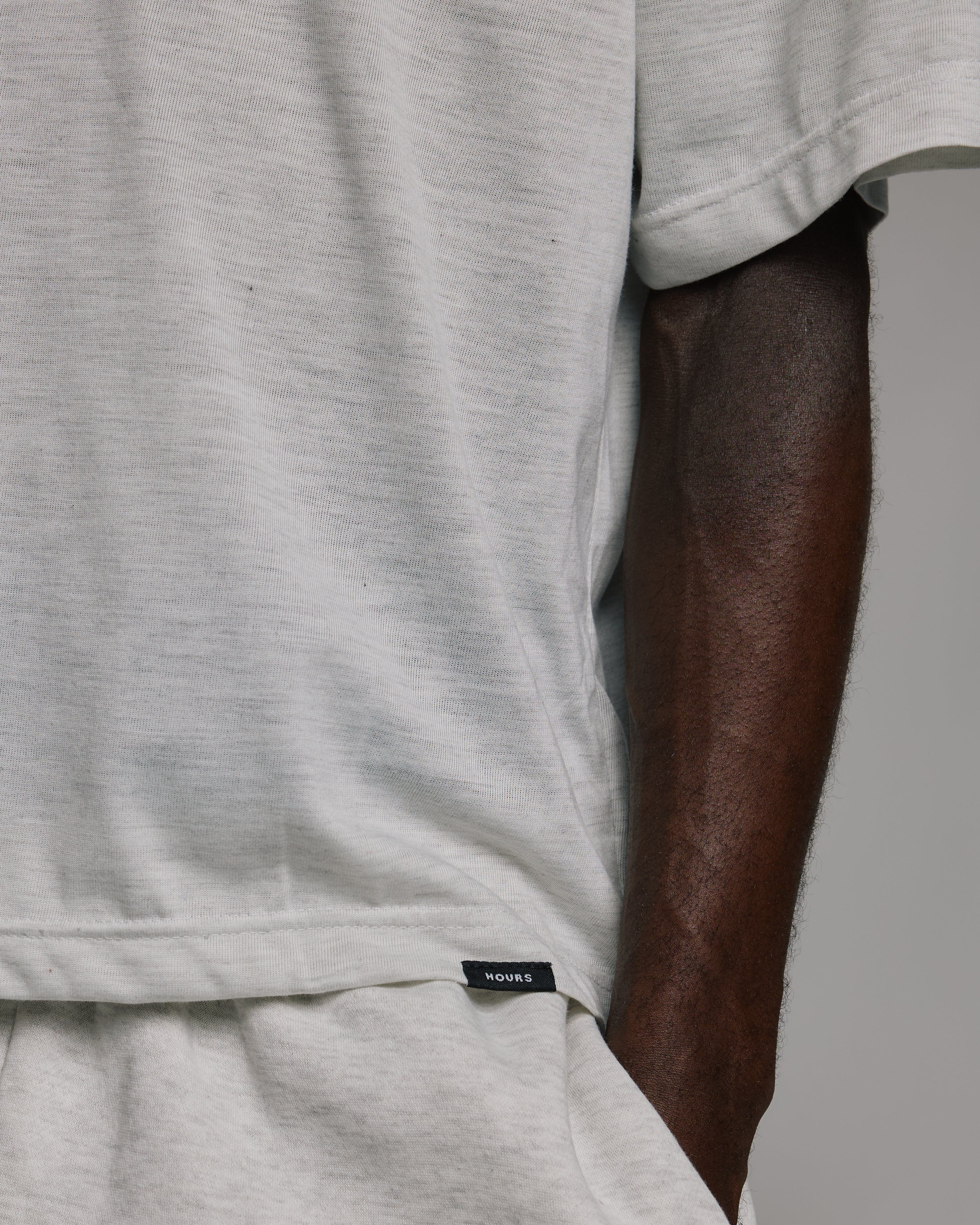 Cropped T-Shirt - Ash - Image 5