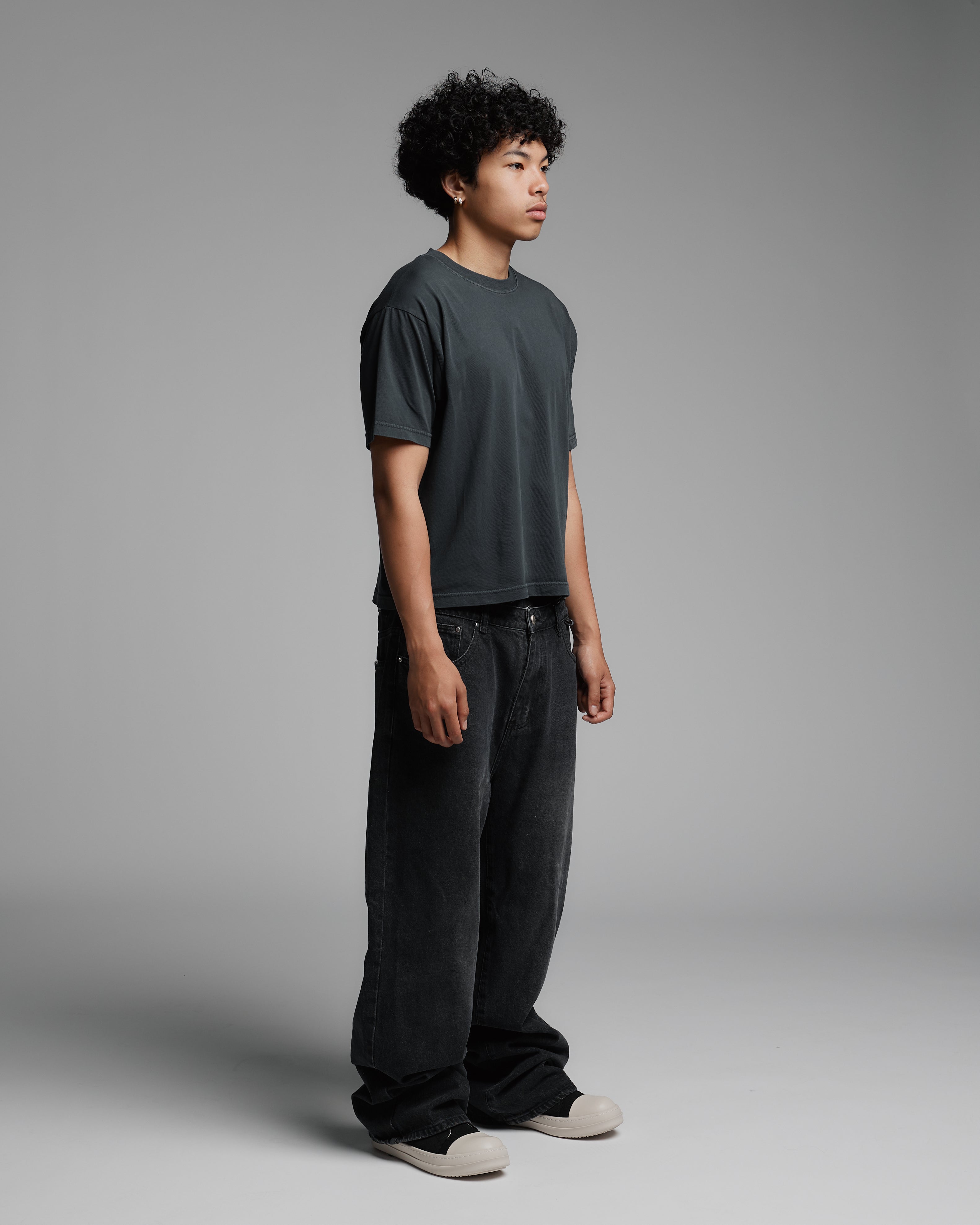 Baby T-Shirt - Washed Black - Image 4