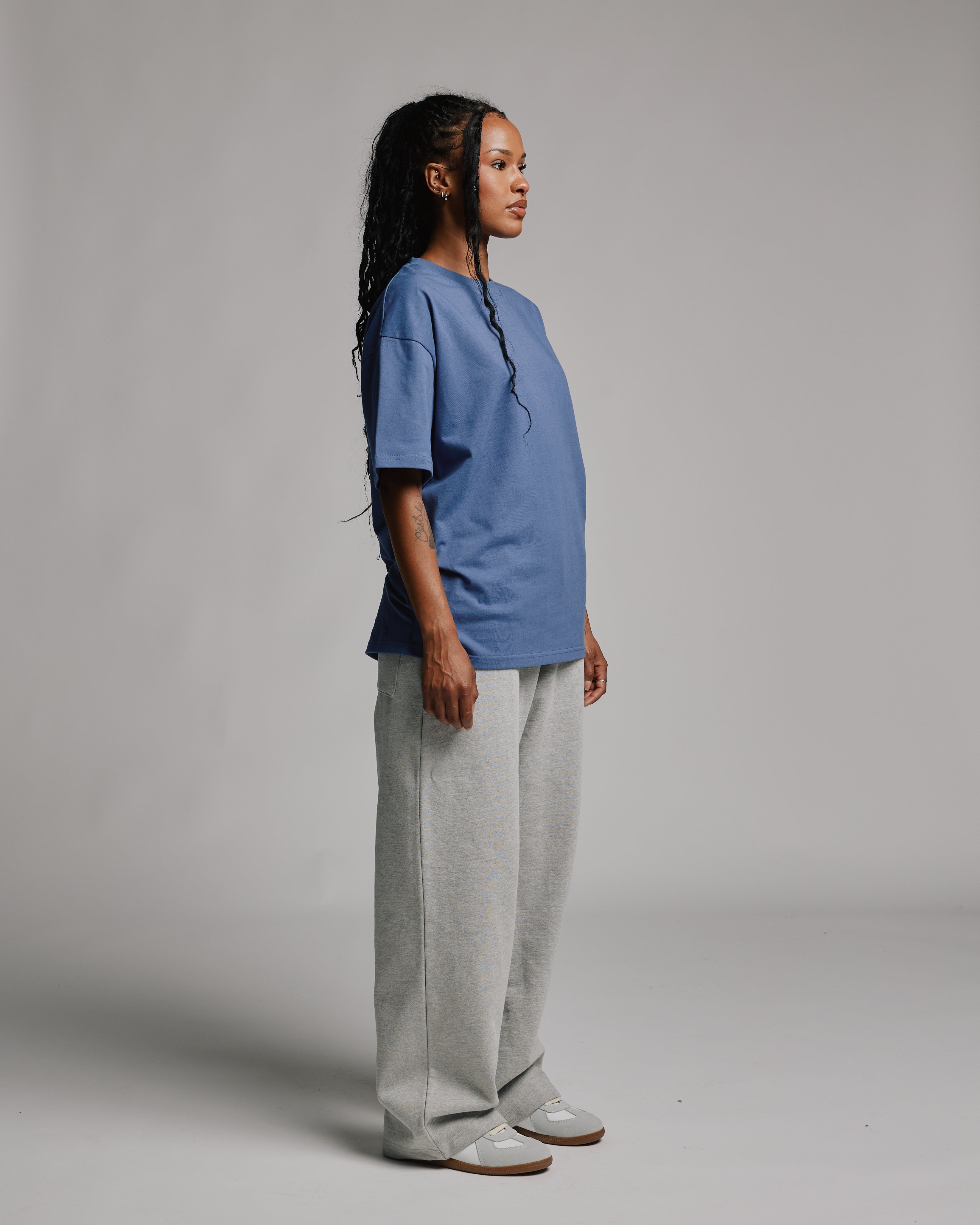 Drop Shoulder T-Shirt - Dusk - Image 6