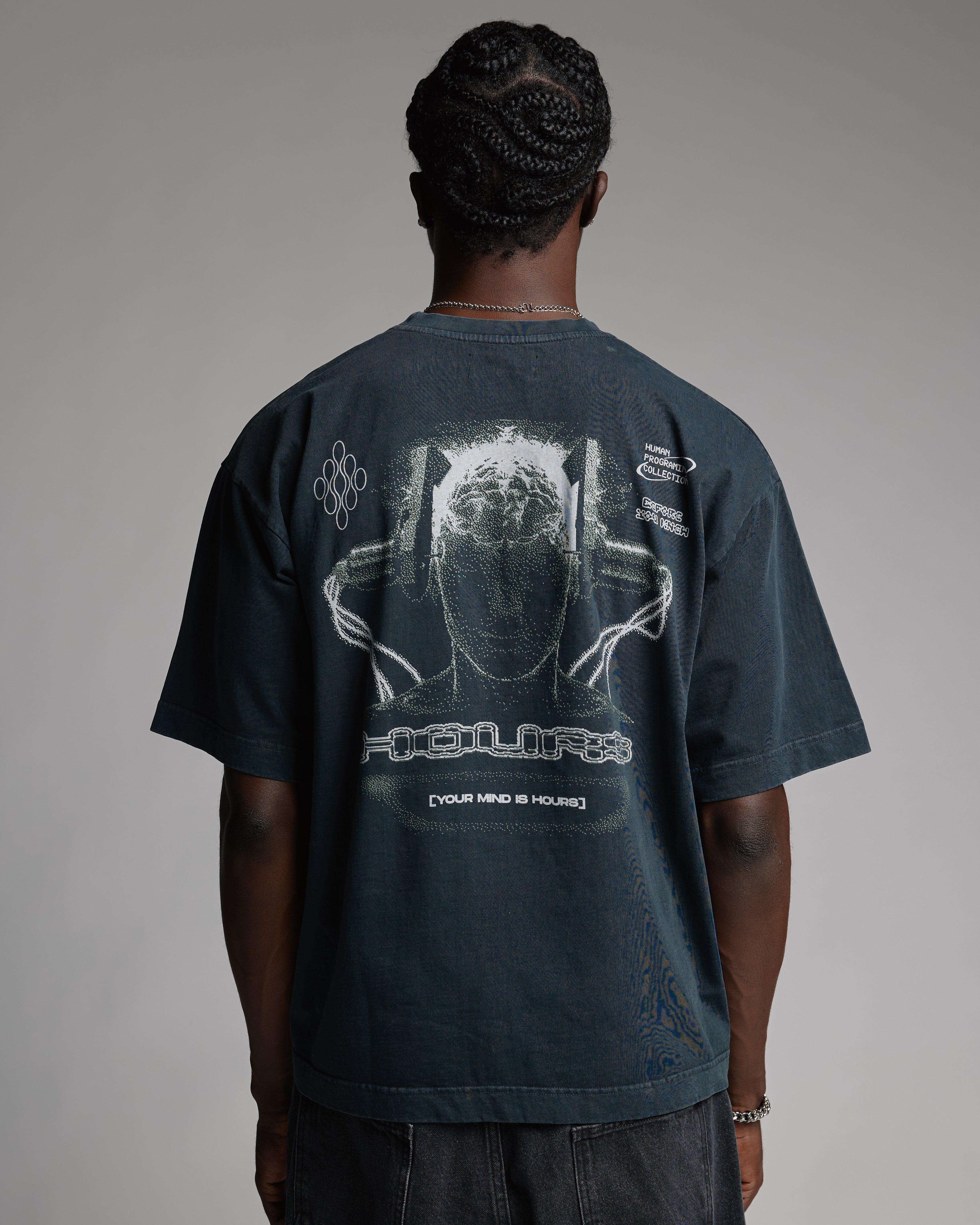 Neural Link T-Shirt - Vintage Black - Image 6