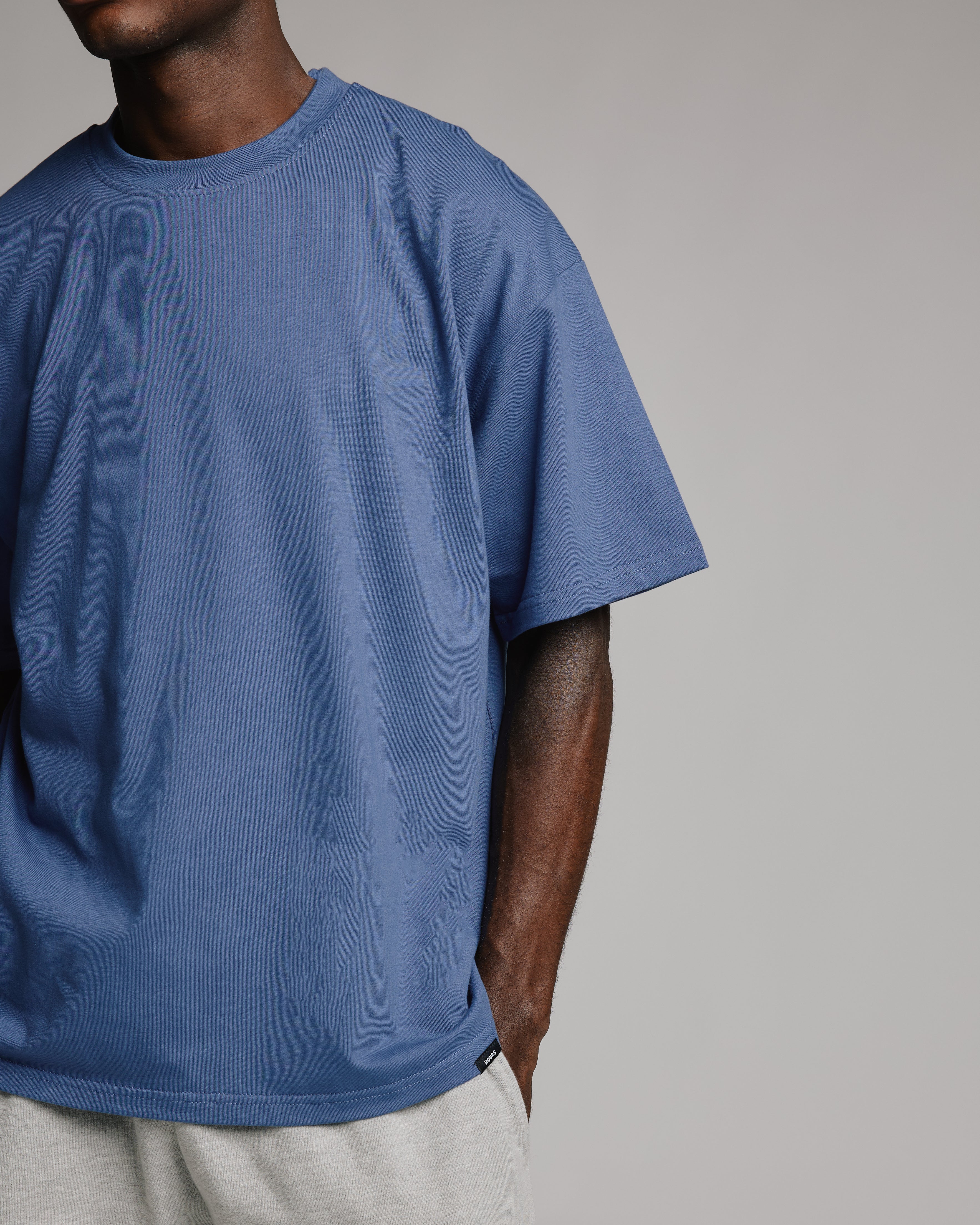 Drop Shoulder T-Shirt - Dusk - Image 7