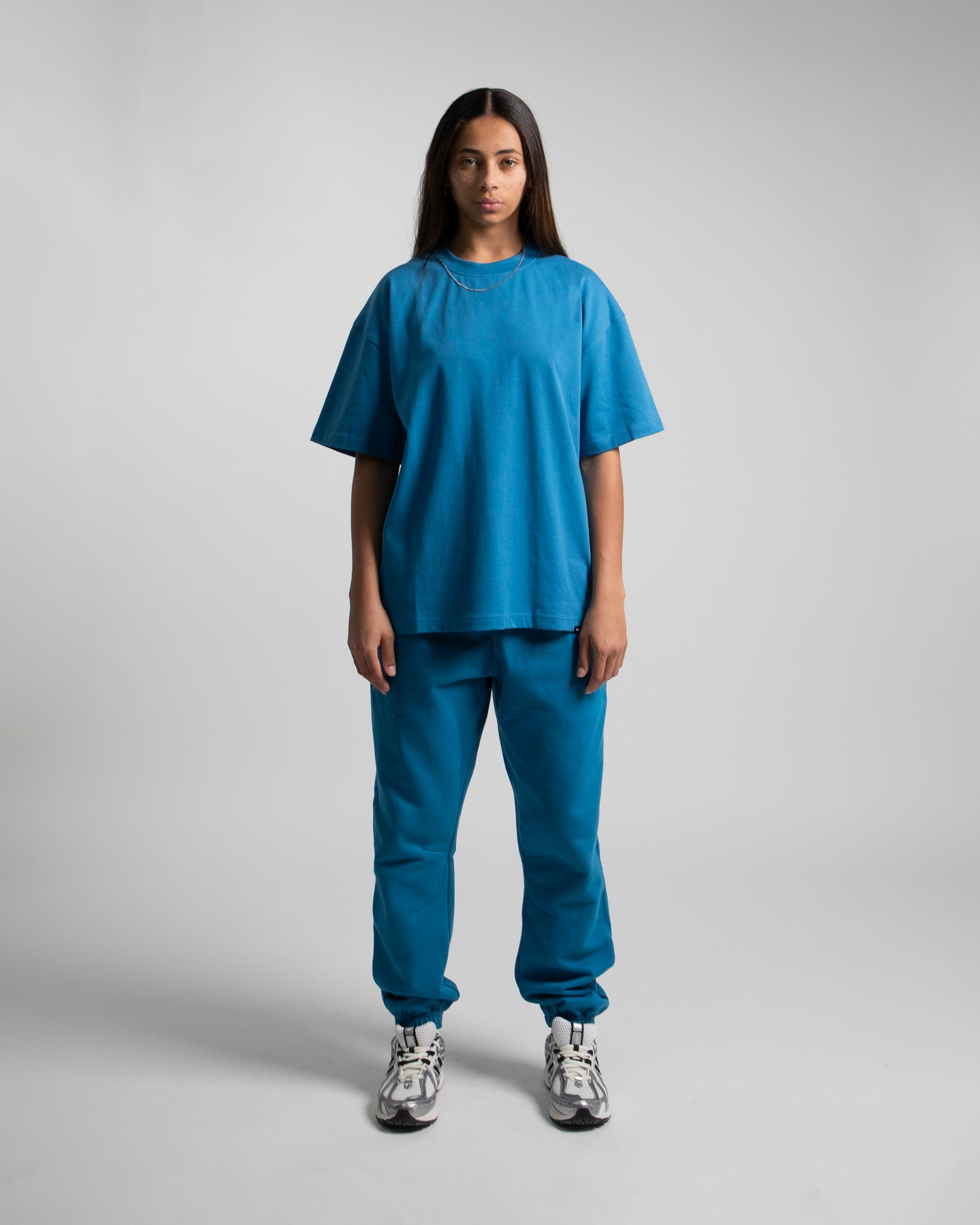 Drop Shoulder T-Shirt - Laguna - Image 6