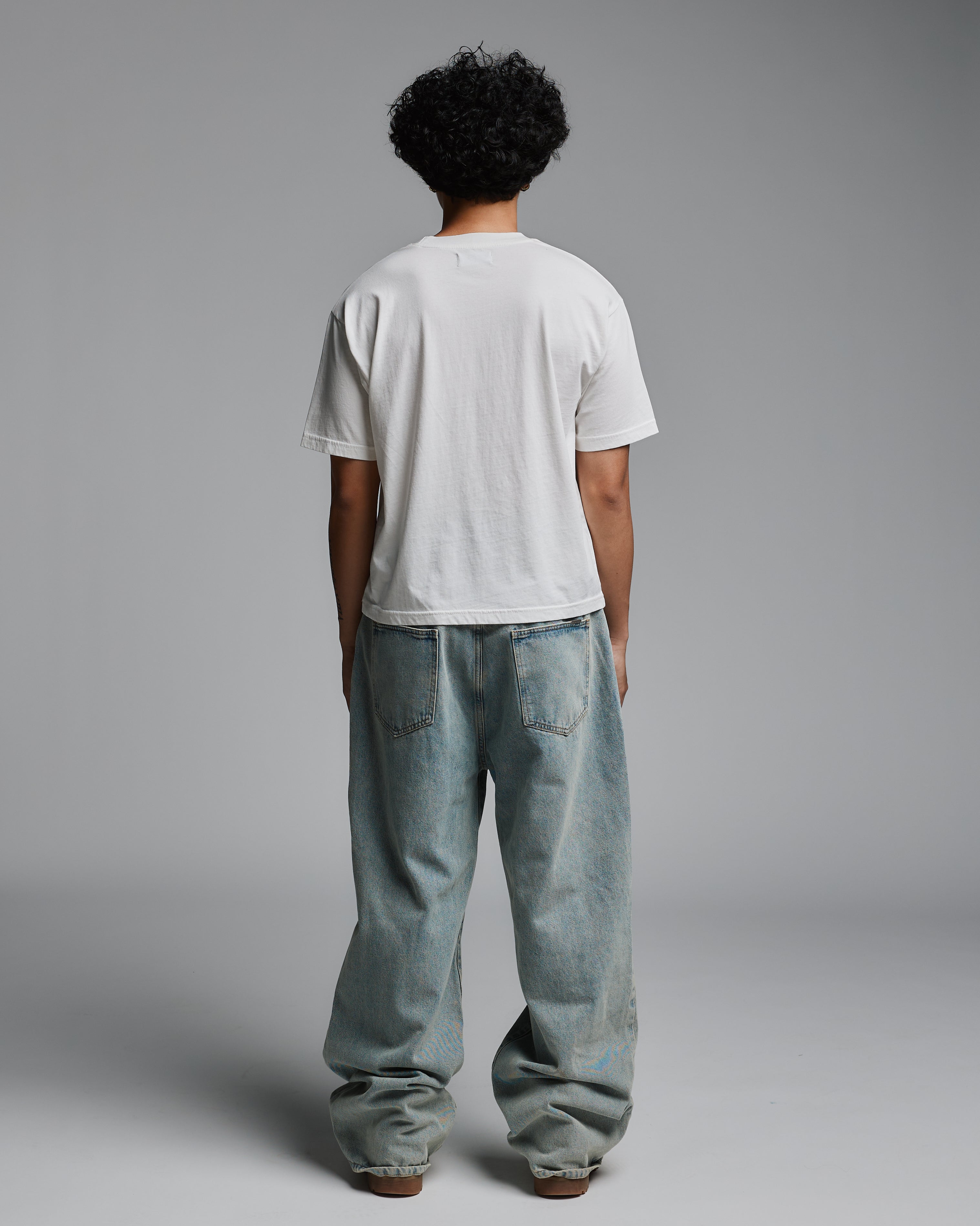 Baby T-Shirt - Washed White - Image 5