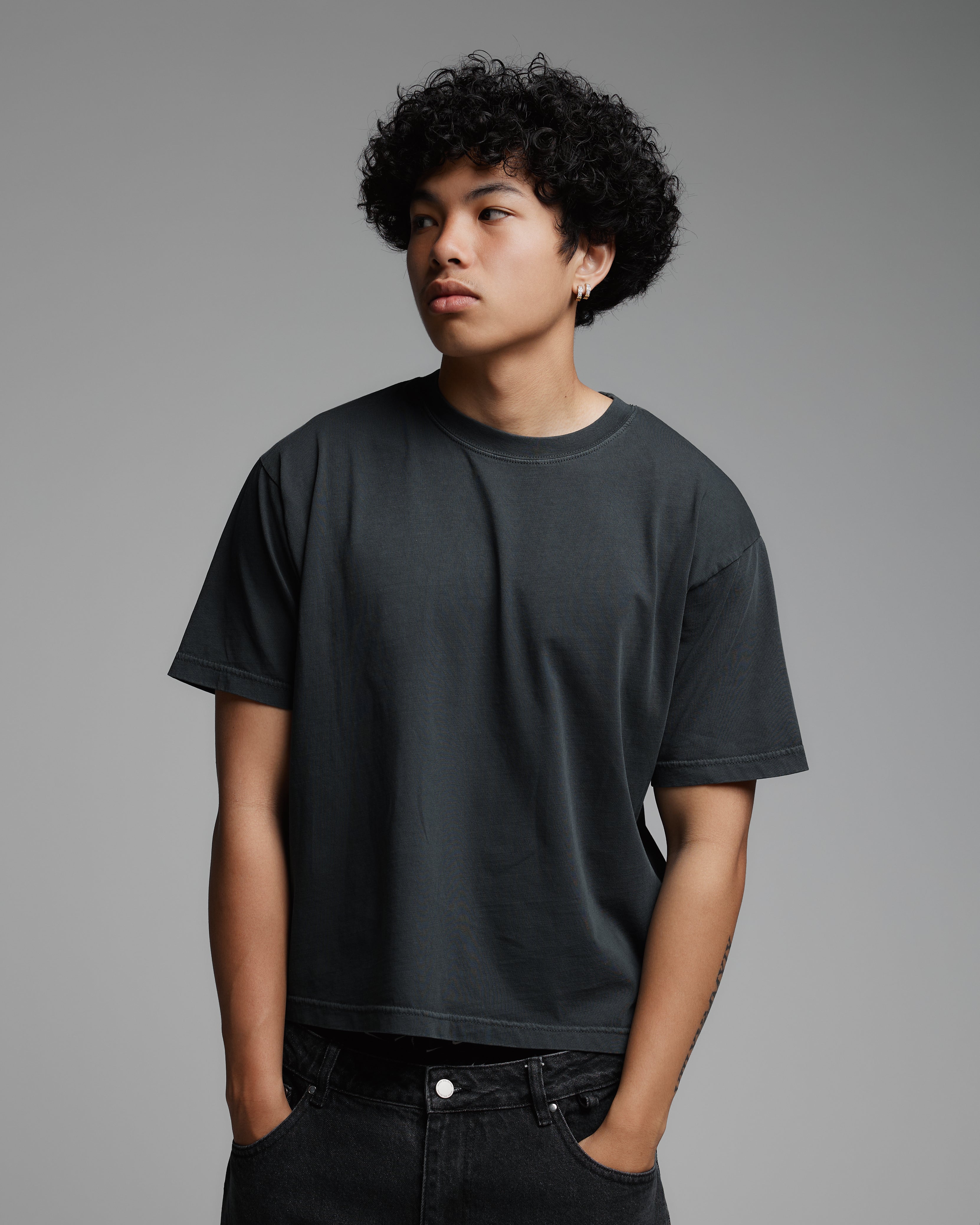 Baby T-Shirt - Washed Black - Image 7