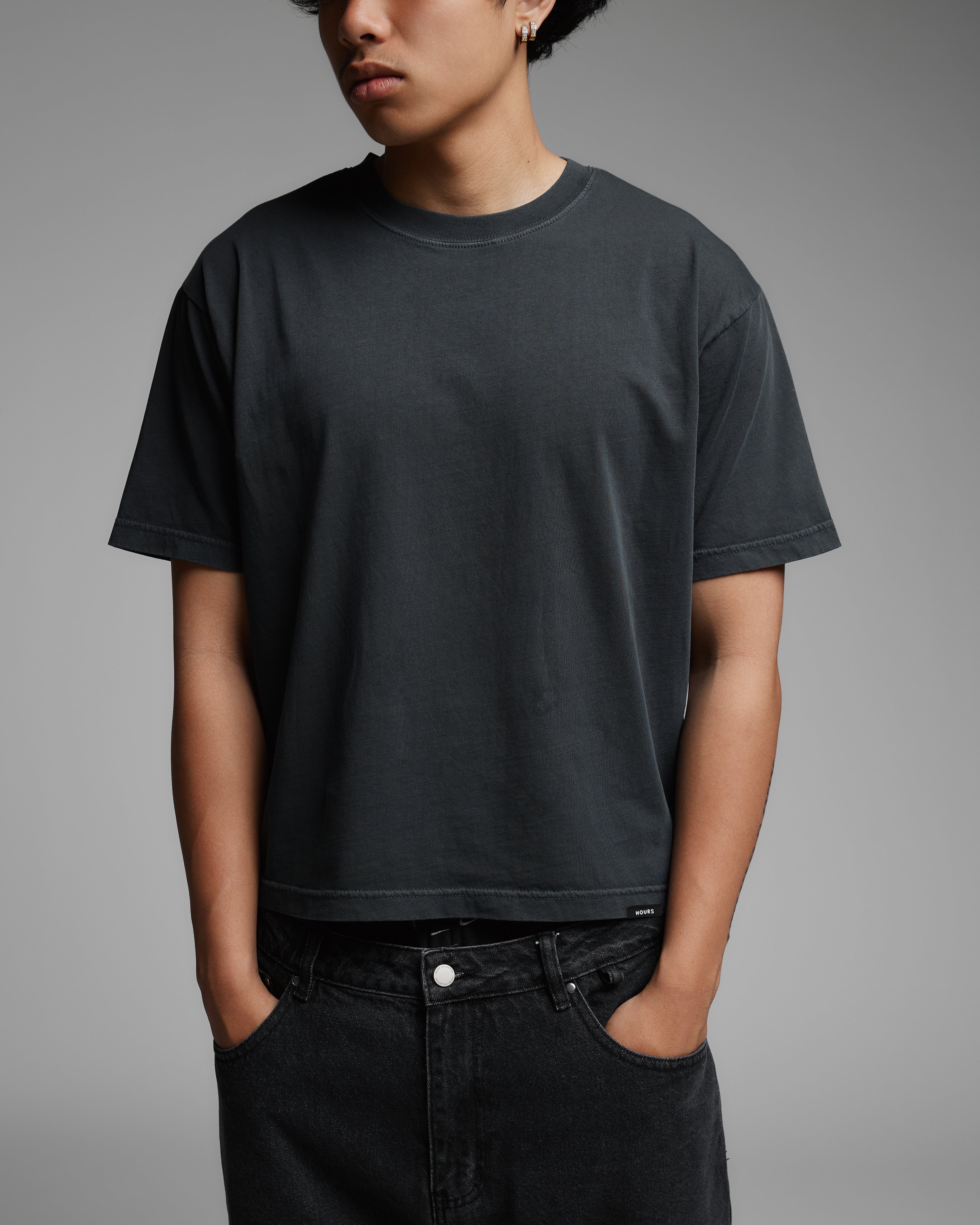 Baby T-Shirt - Washed Black - Image 8