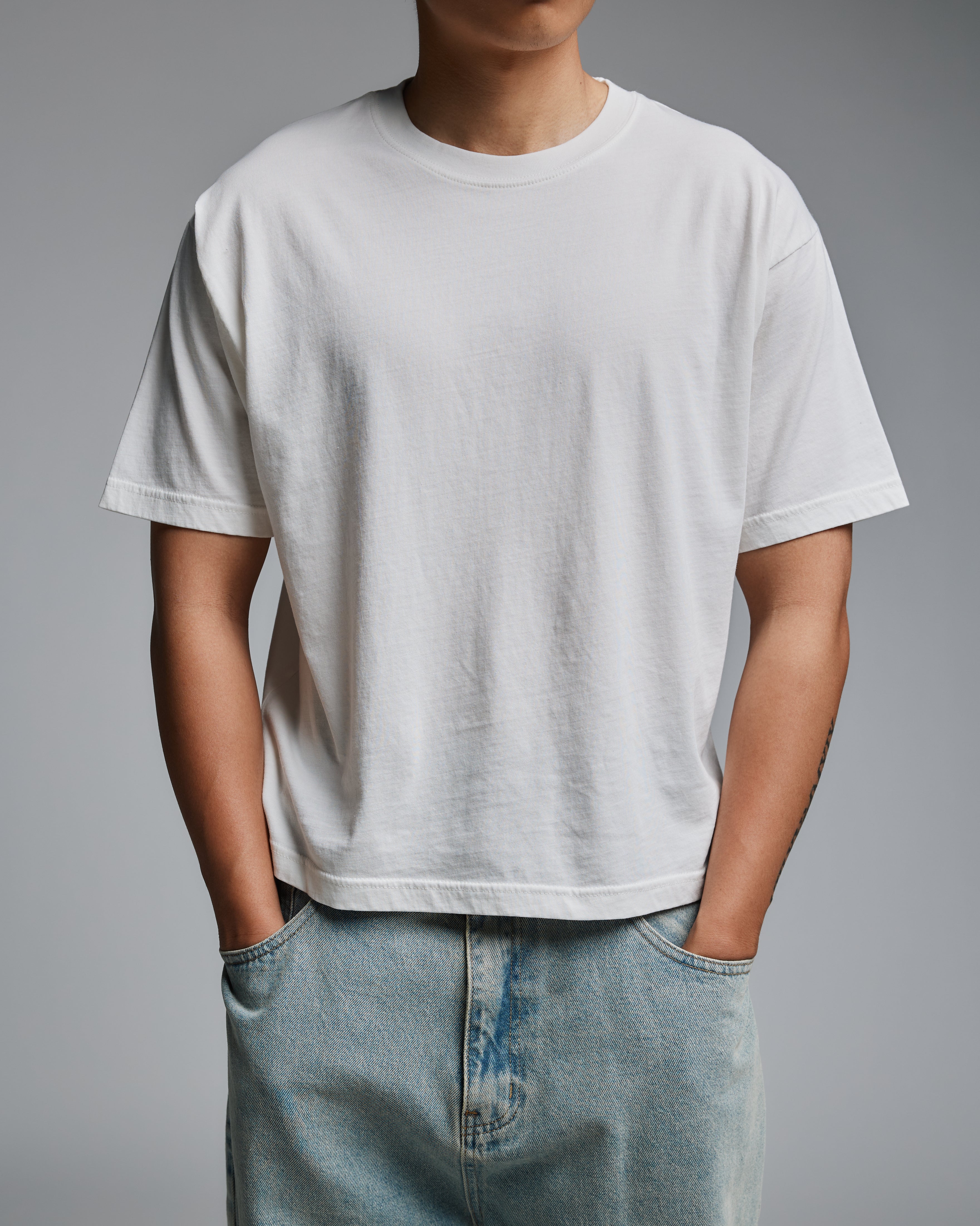 Baby T-Shirt - Washed White - Image 7