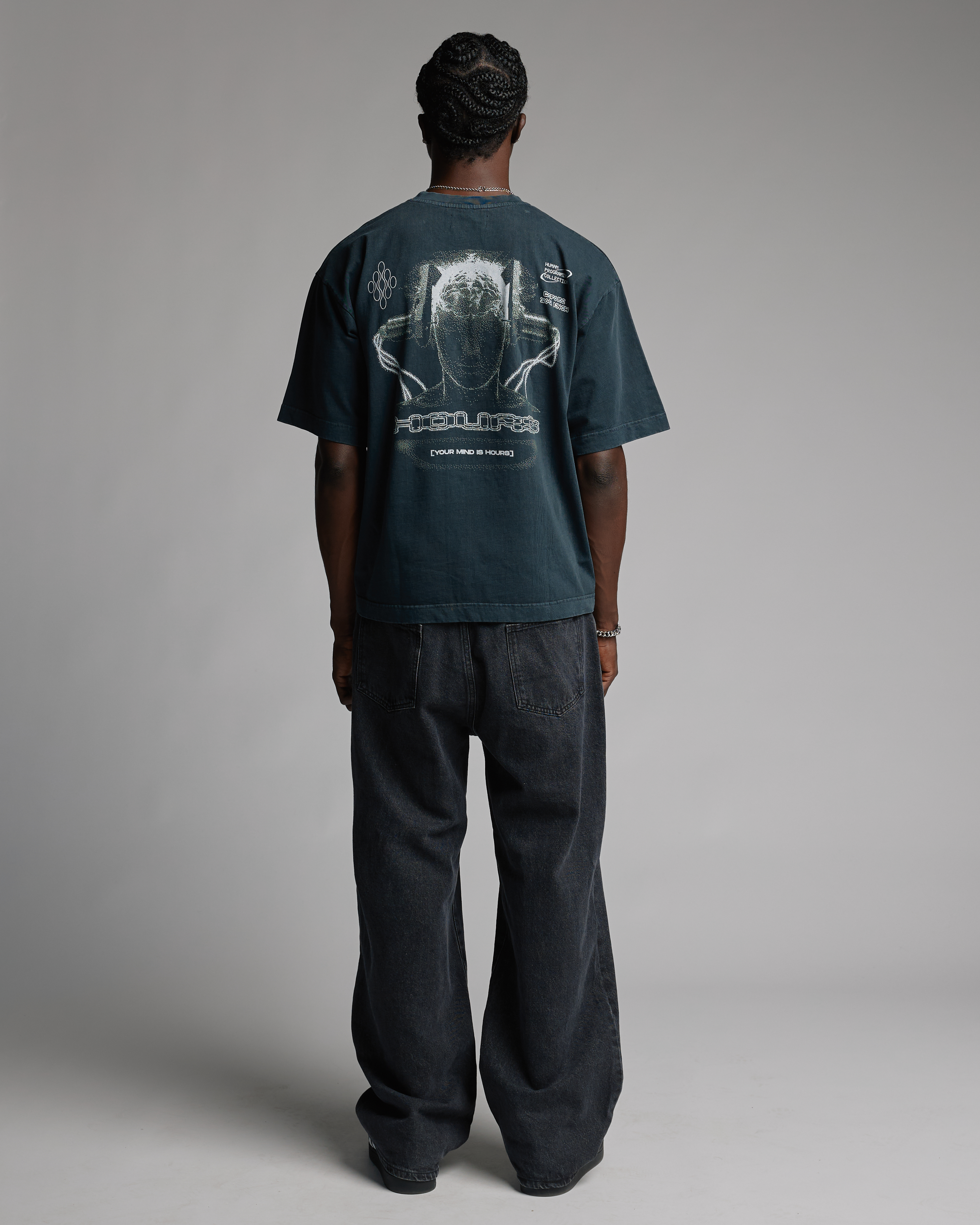 Neural Link T-Shirt - Vintage Black - Image 7