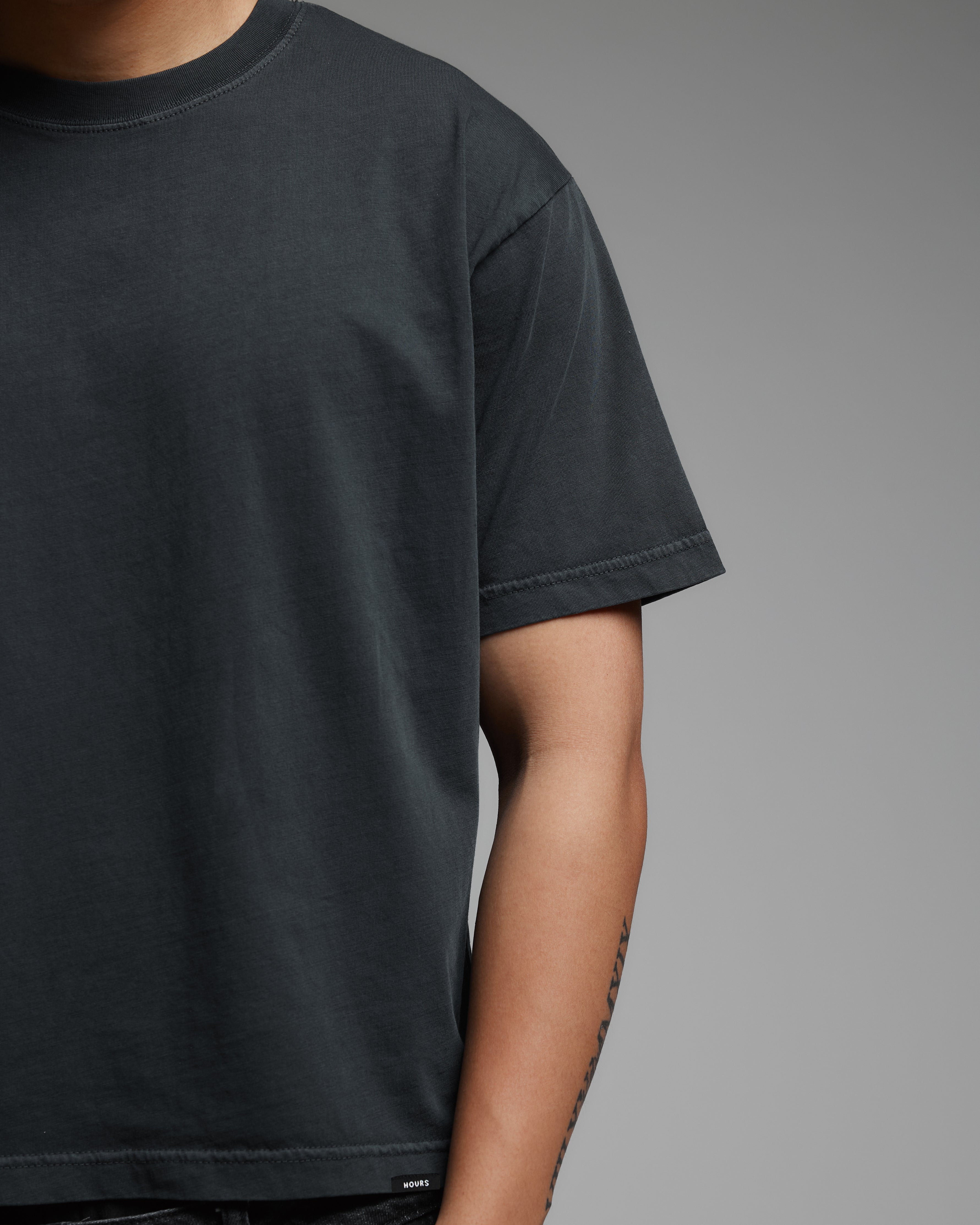 Baby T-Shirt - Washed Black - Image 9