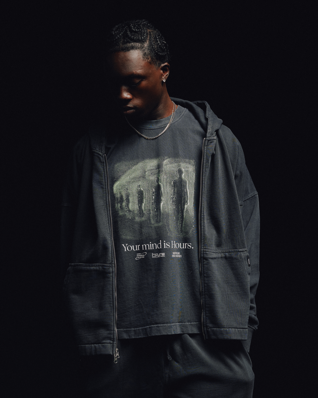 Mind is Hours T-Shirt - Vintage Black - Image 8