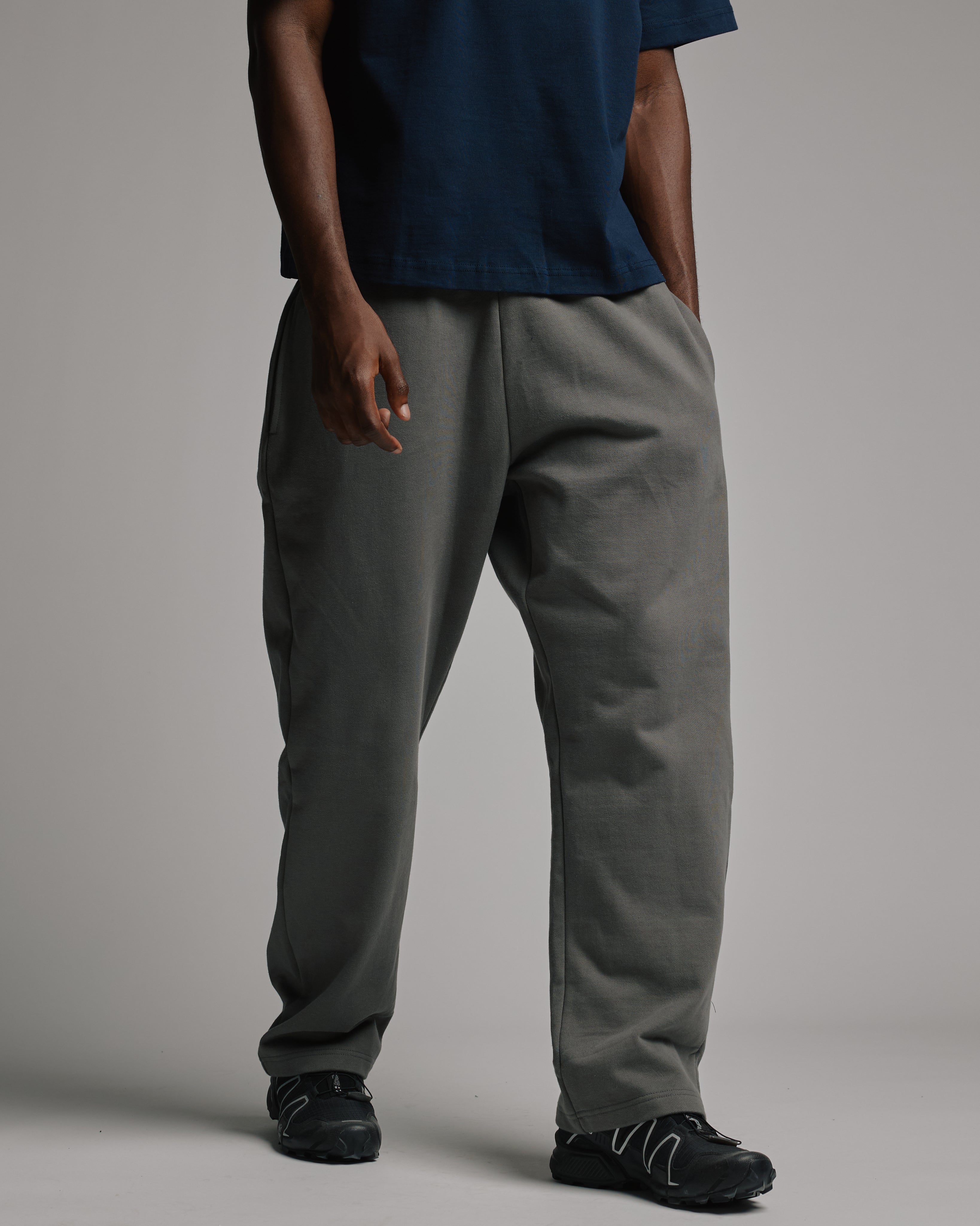 Cropped T-Shirt - Navy - Image 4