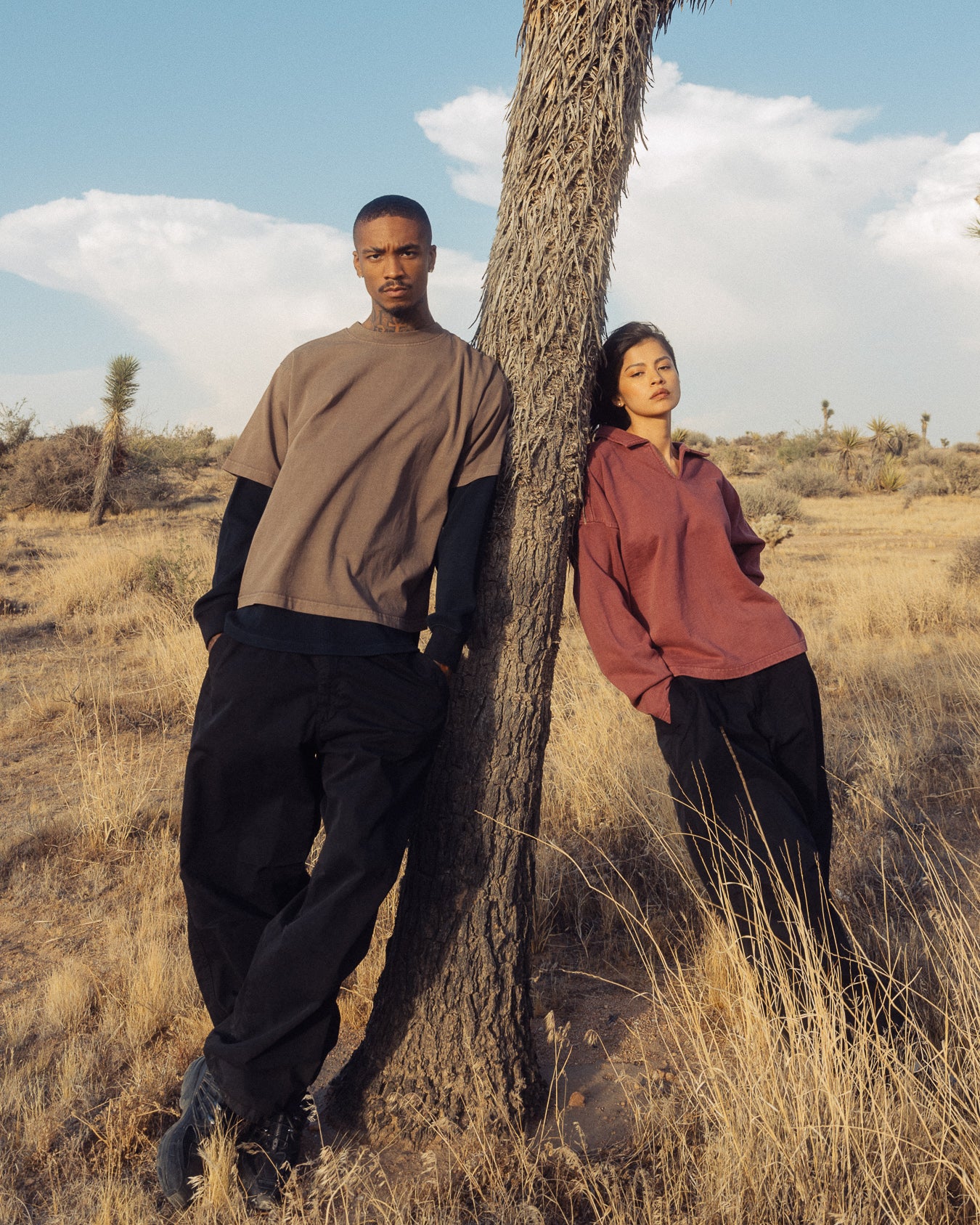 Cropped T-Shirt - Vintage Brown - Image 6