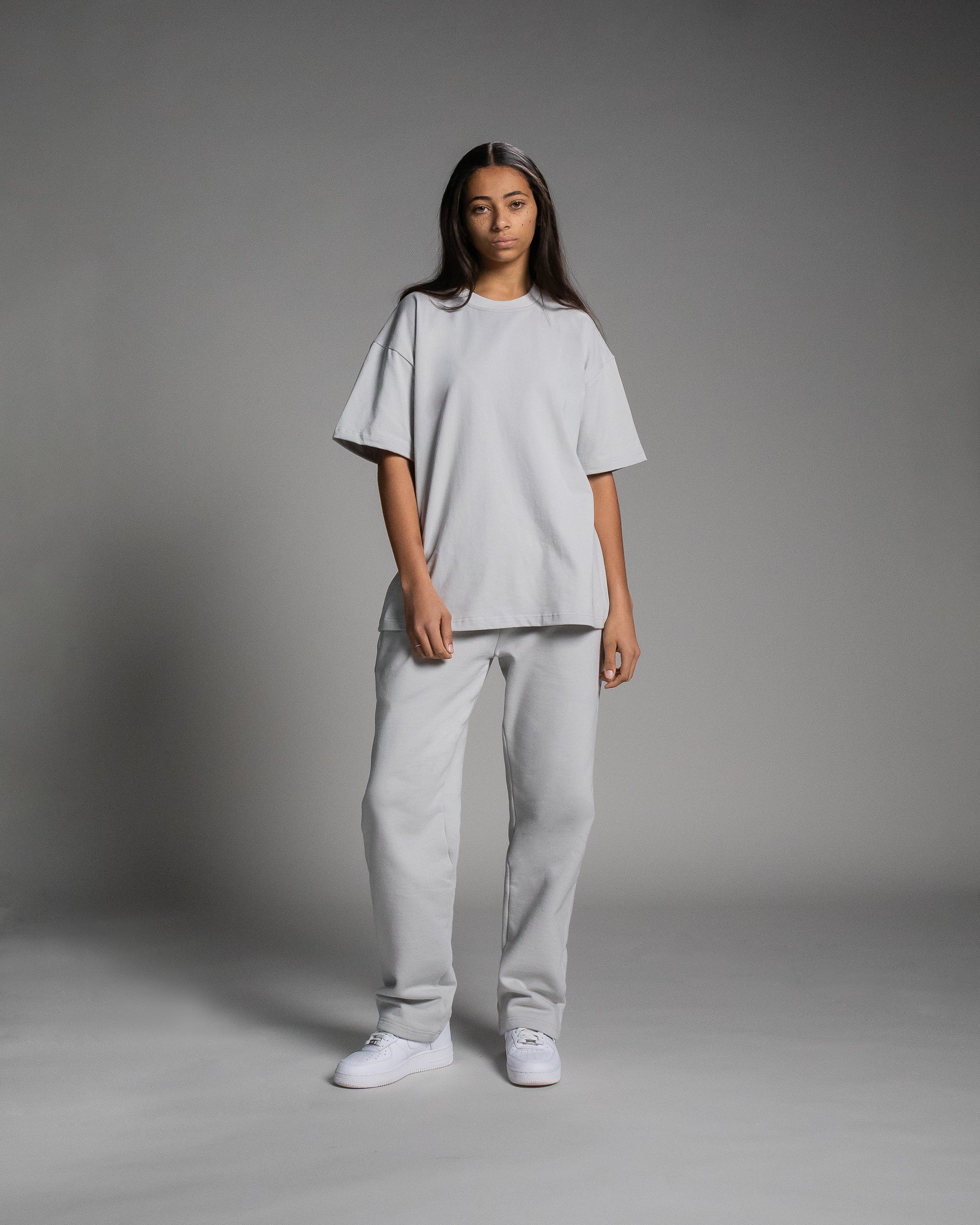 Drop Shoulder T-Shirt - Stone - Image 4