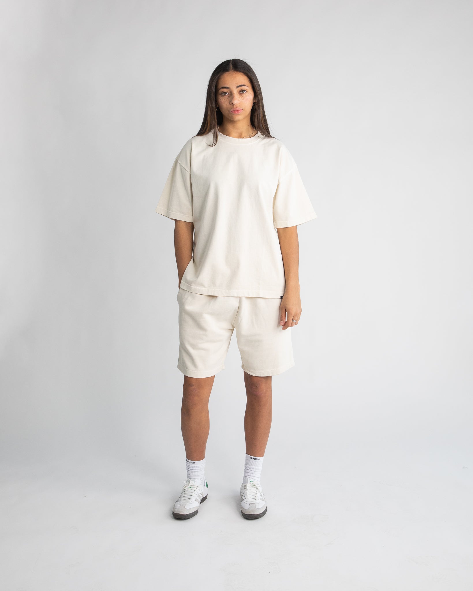 Drop Shoulder T-Shirt - Vintage Bone - Image 3