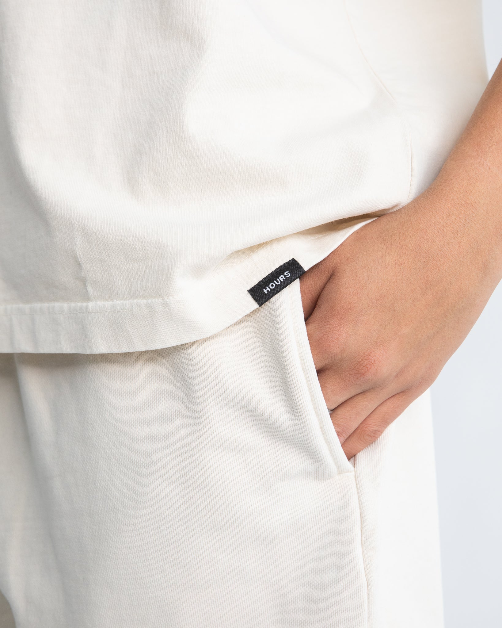 Drop Shoulder T-Shirt - Vintage Bone - Image 6