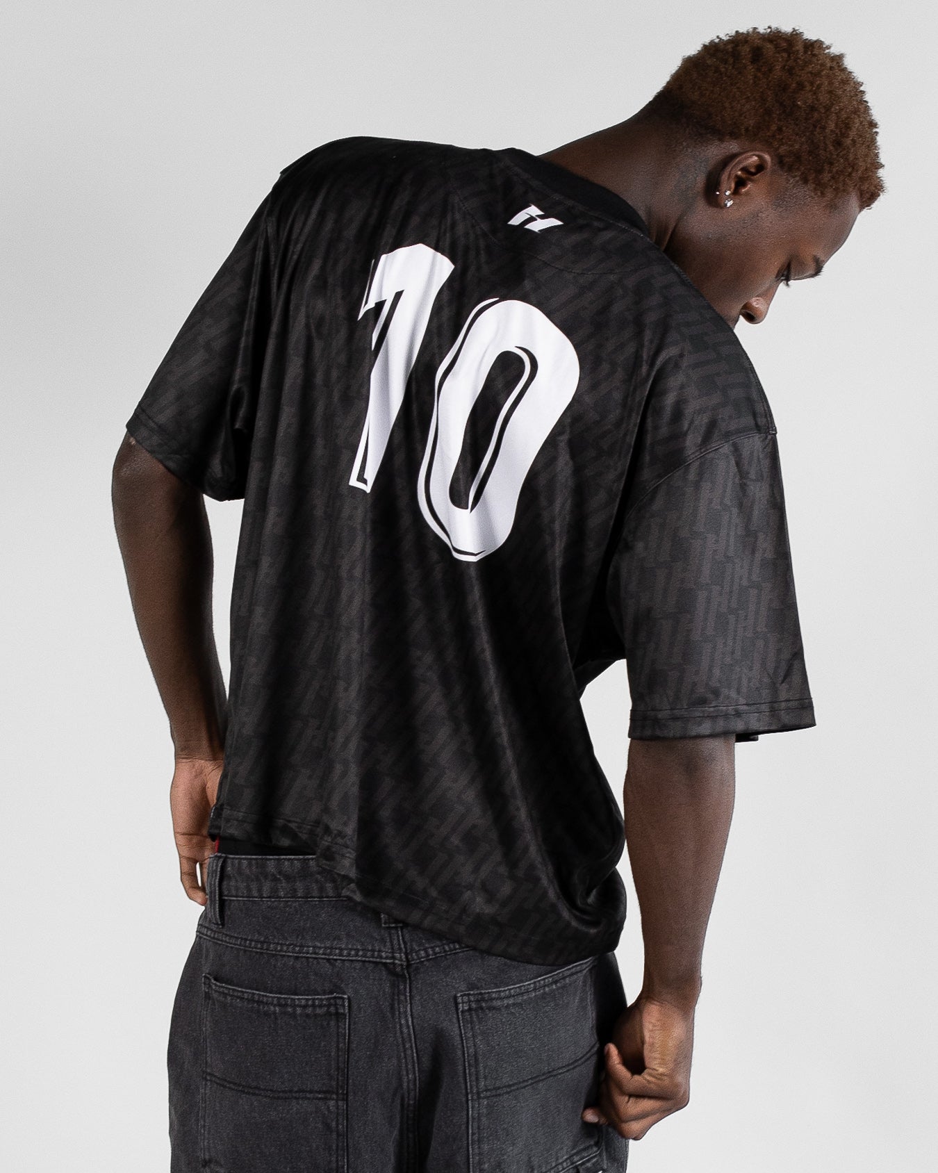 Hours Soccer Jersey - Black - Image 4