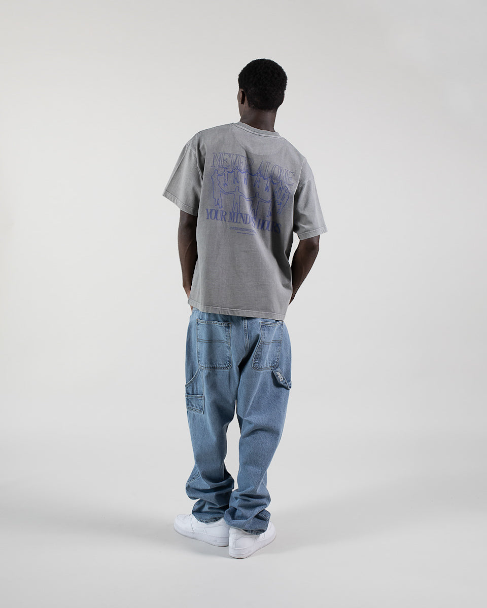 Never Alone T-Shirt - Vintage Grey - Image 4