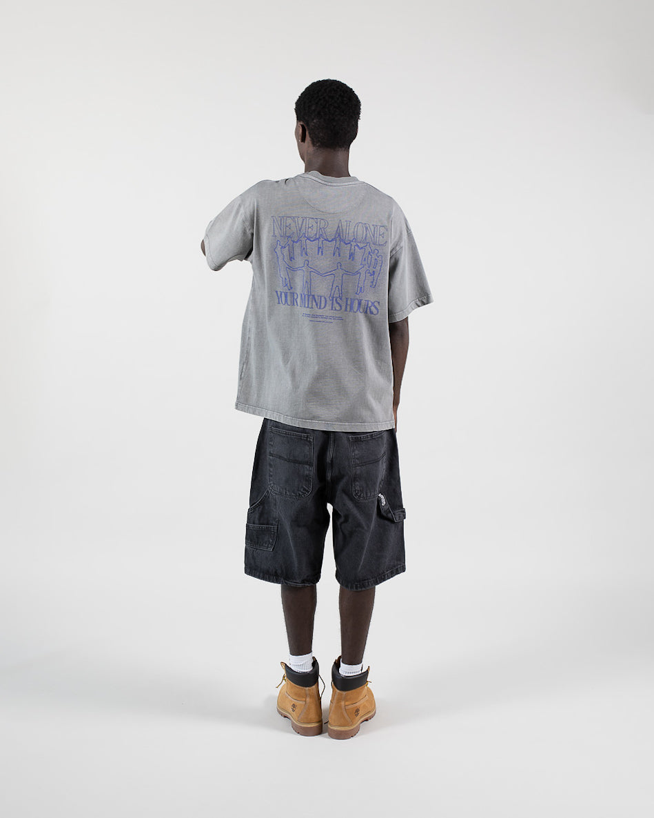 Never Alone T-Shirt - Vintage Grey - Image 7