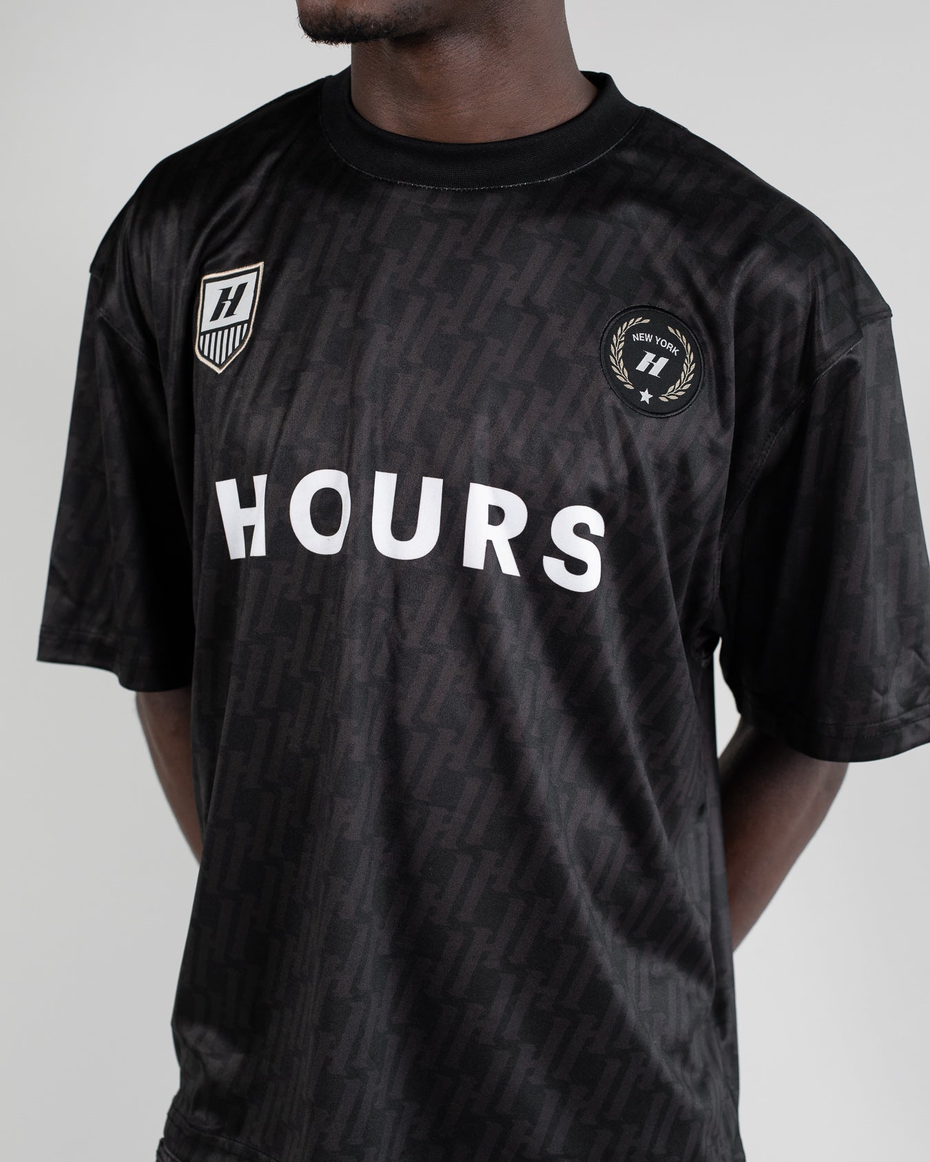 Hours Soccer Jersey - Black - Image 10
